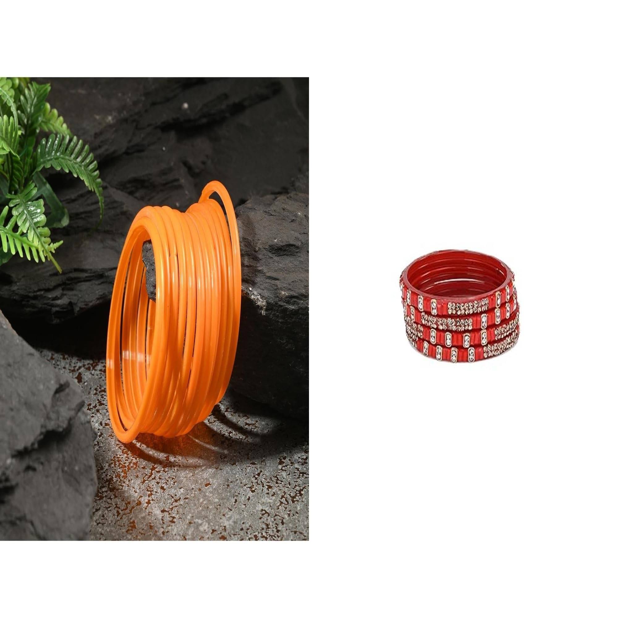 Somil Multicolor Bangle Set ( Pack of 2 ) Somil Multicolor Bangle Set ( Pack of 2 )