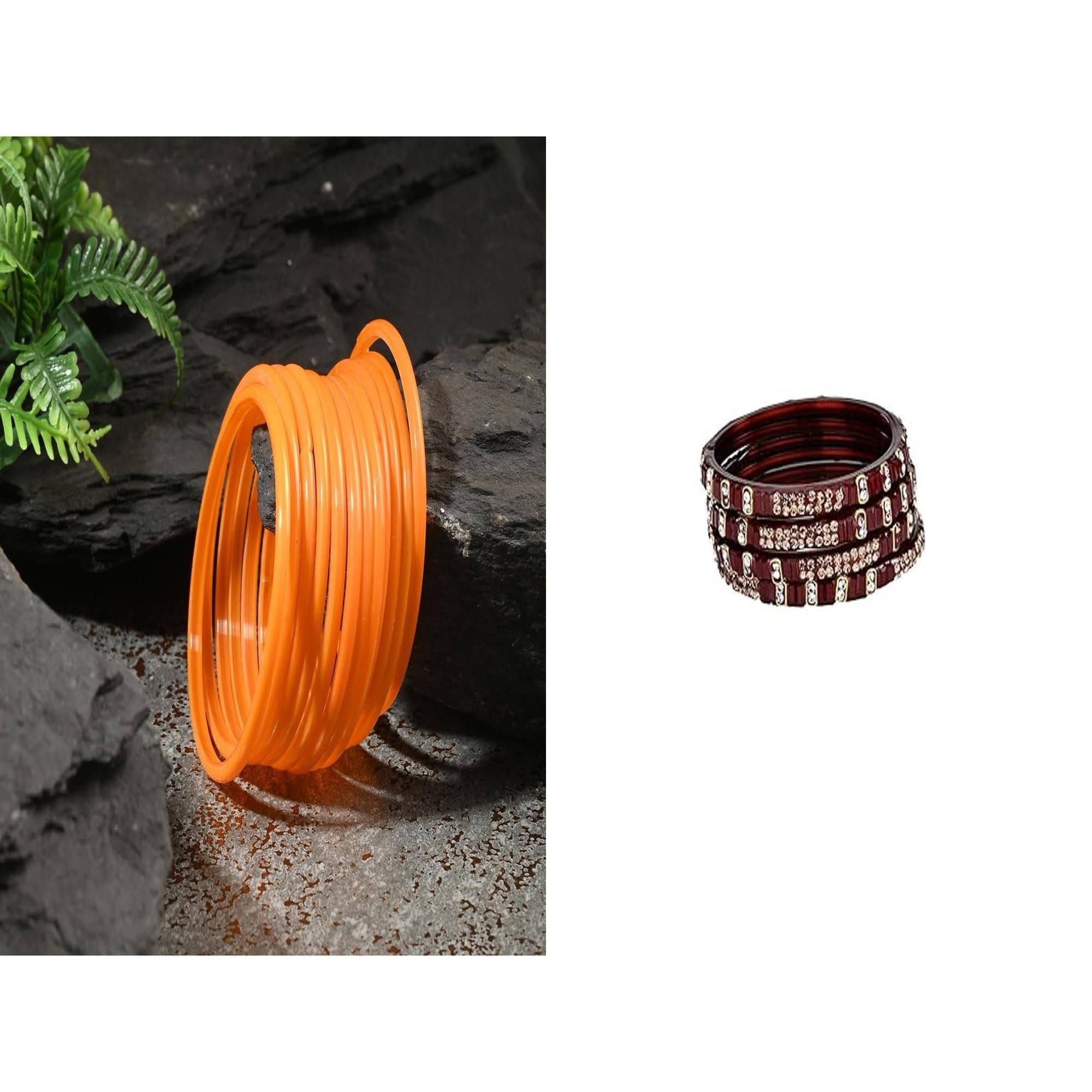 Somil Multicolor Bangle Set ( Pack of 2 ) Somil Multicolor Bangle Set ( Pack of 2 )