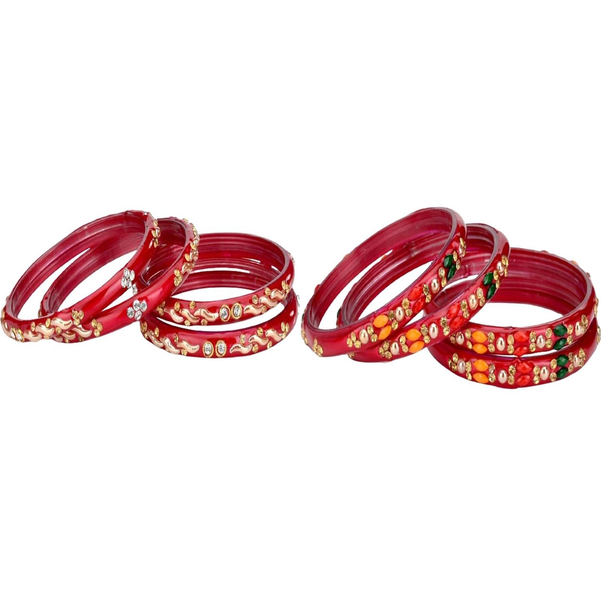 Somil Multicolor Bangle Set ( Pack of 2 ) Somil Multicolor Bangle Set ( Pack of 2 )