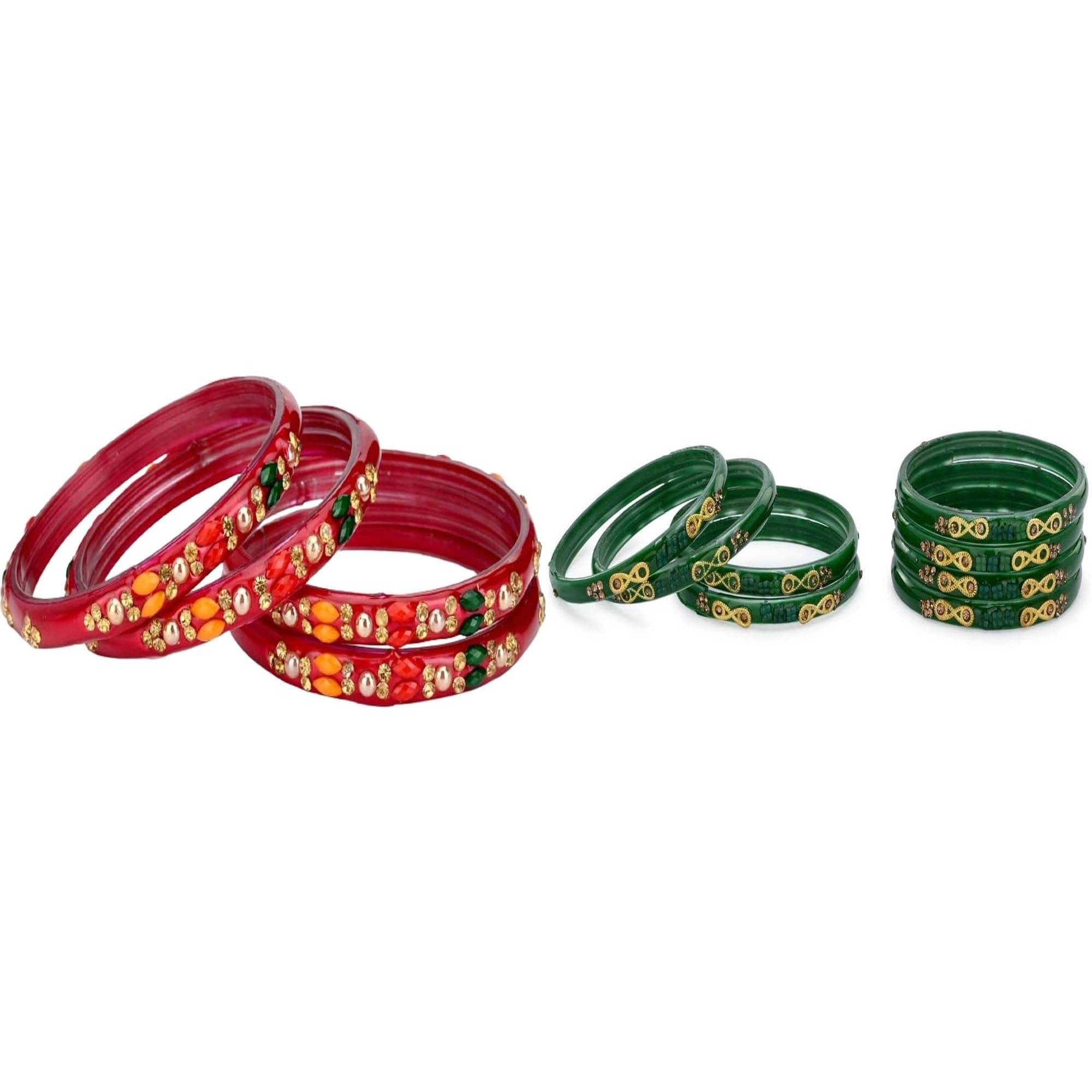 Somil Multicolor Bangle Set ( Pack of 2 ) Somil Multicolor Bangle Set ( Pack of 2 )