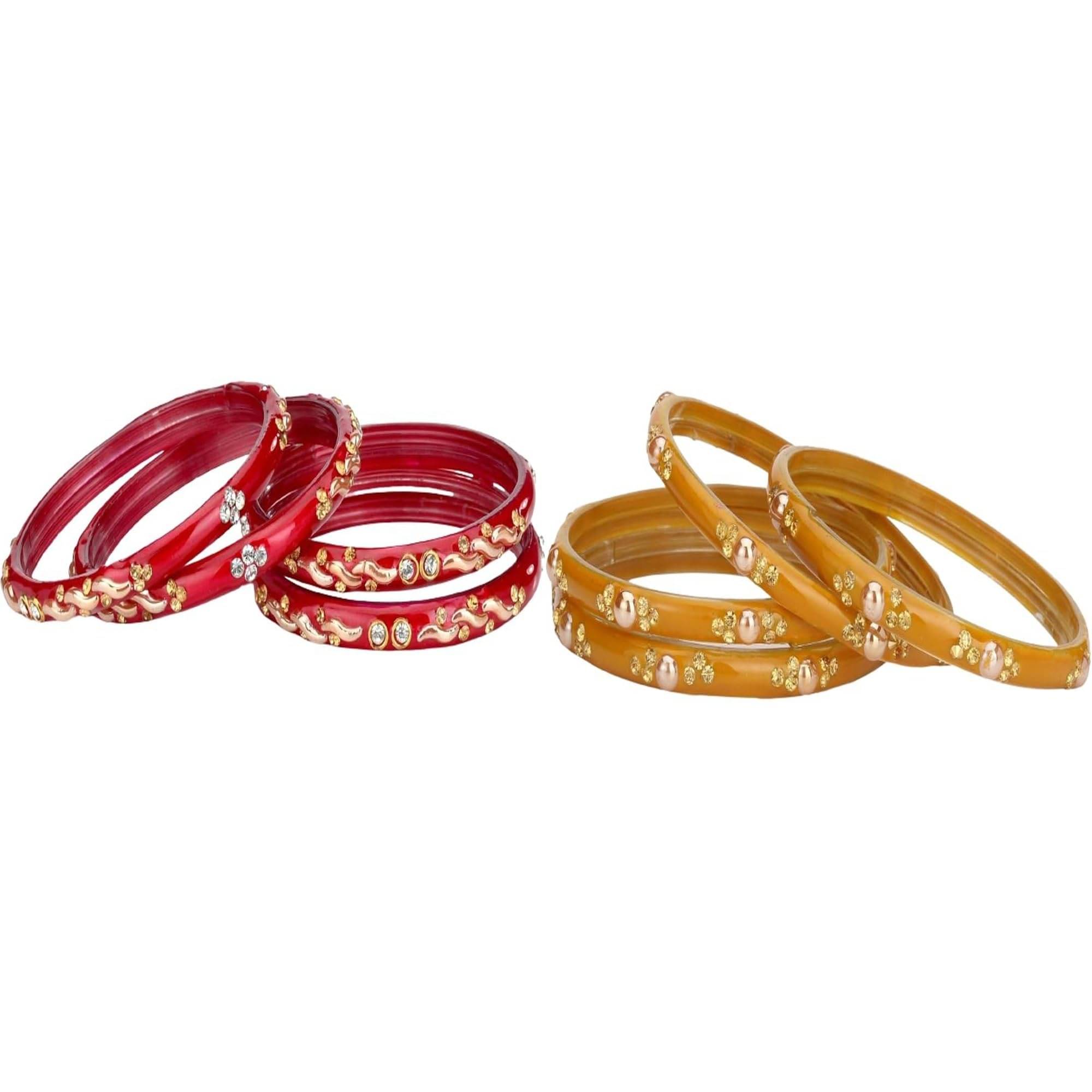 Somil Multicolor Bangle Set ( Pack of 2 ) Somil Multicolor Bangle Set ( Pack of 2 )