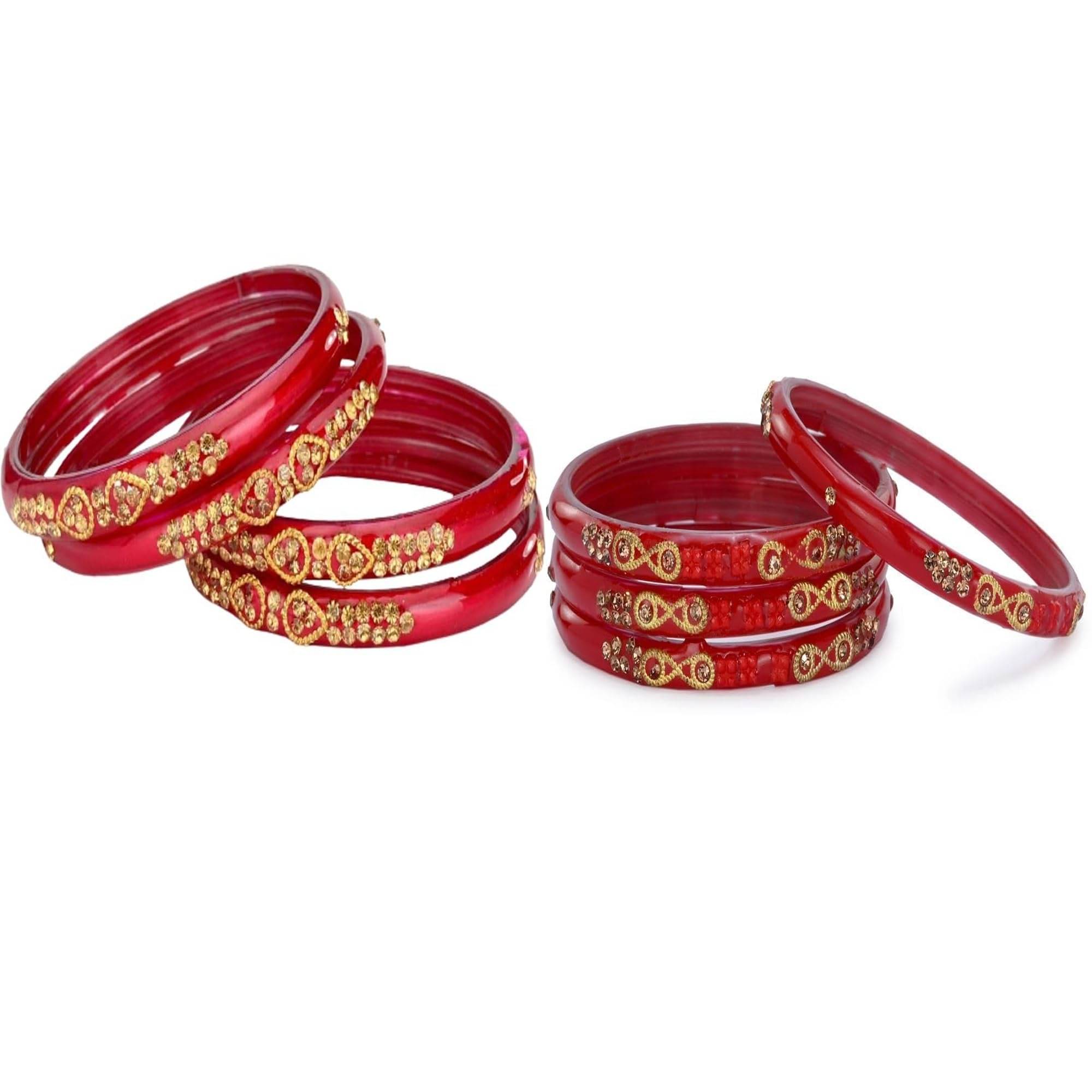     			Somil Multicolor Bangle Set ( Pack of 2 )