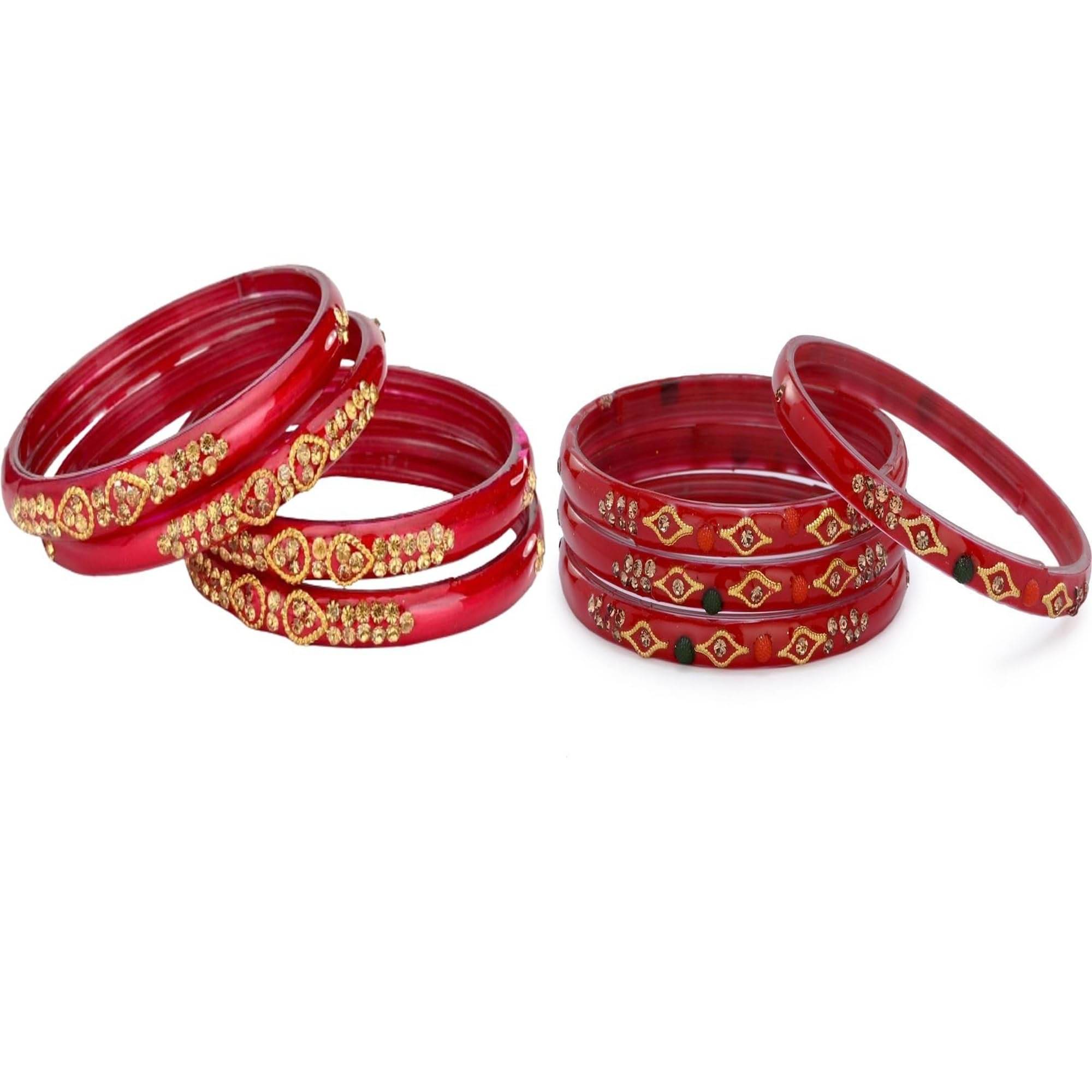 Somil Multicolor Bangle Set ( Pack of 2 ) Somil Multicolor Bangle Set ( Pack of 2 )