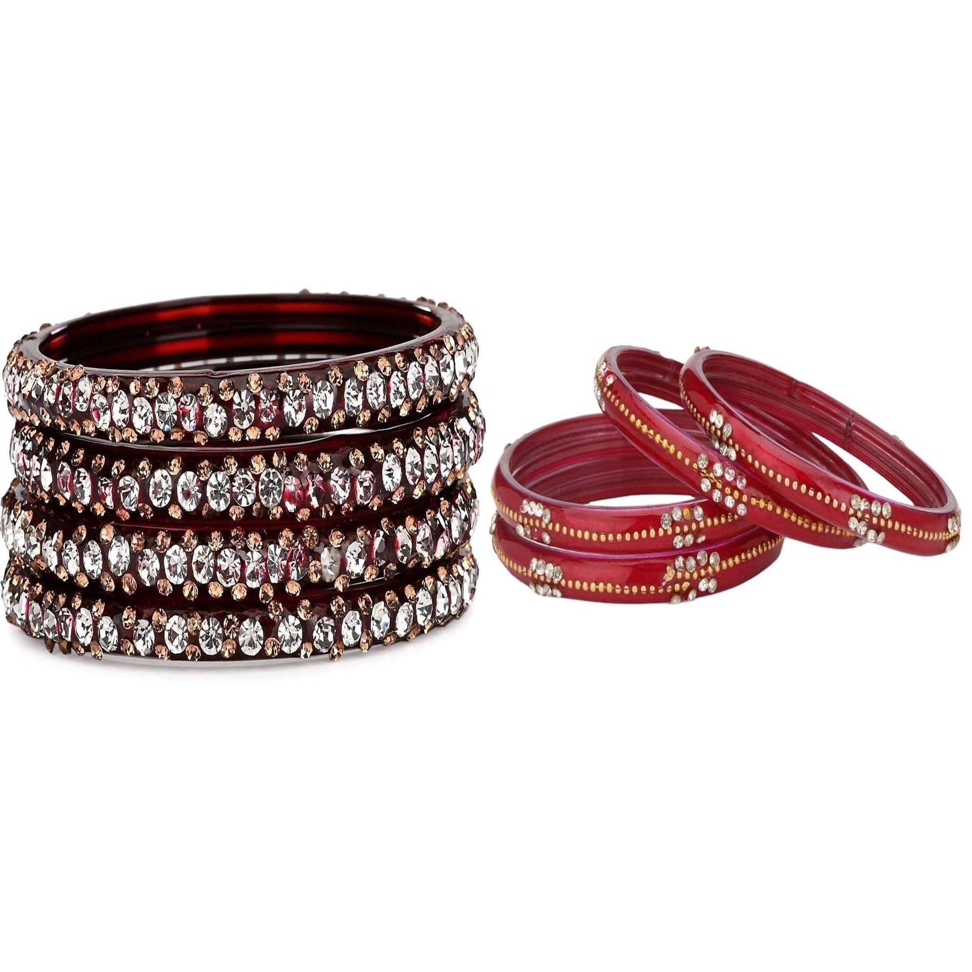     			Somil Multicolor Bangle Set ( Pack of 2 )