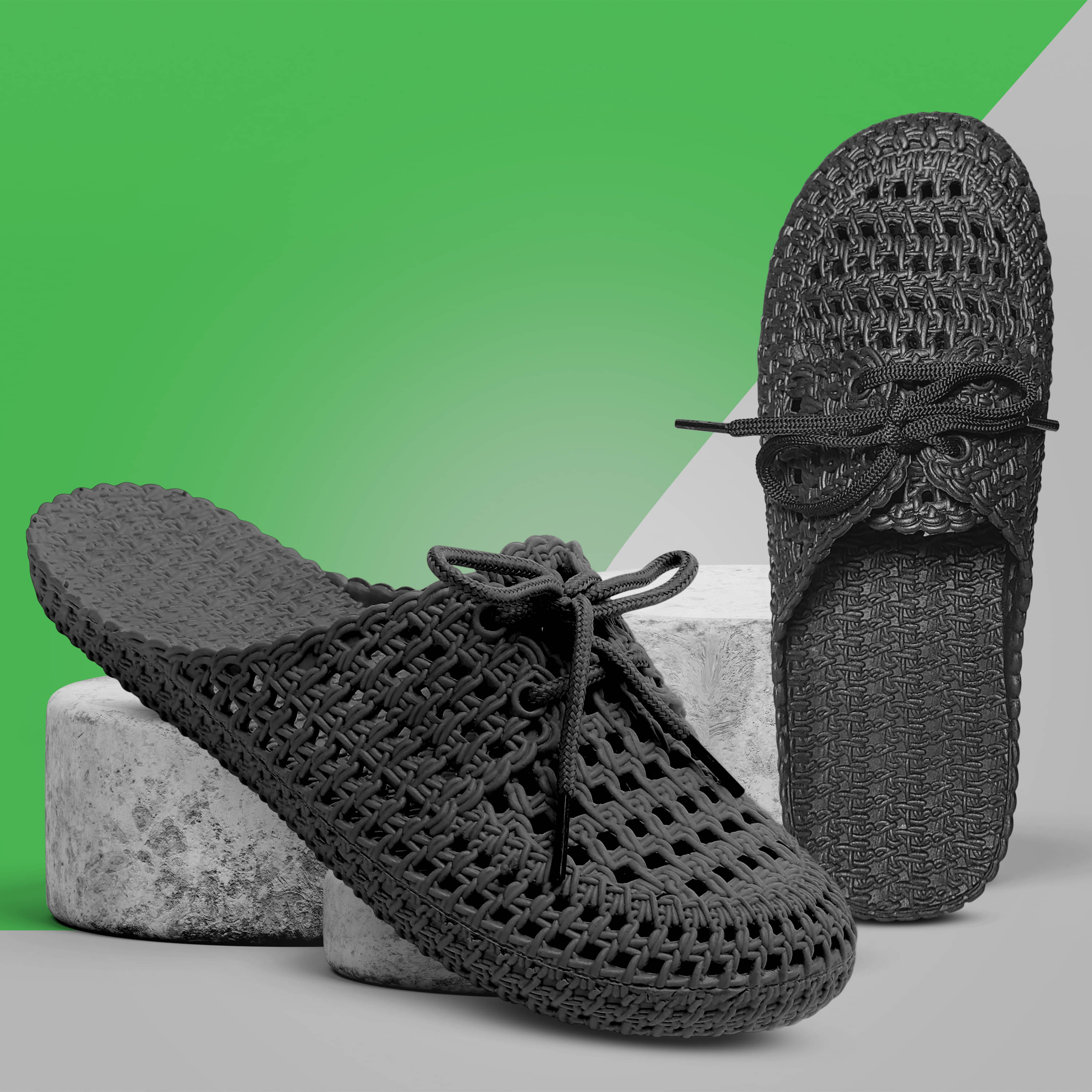     			TieFit Black Women's Slide Flip Flop