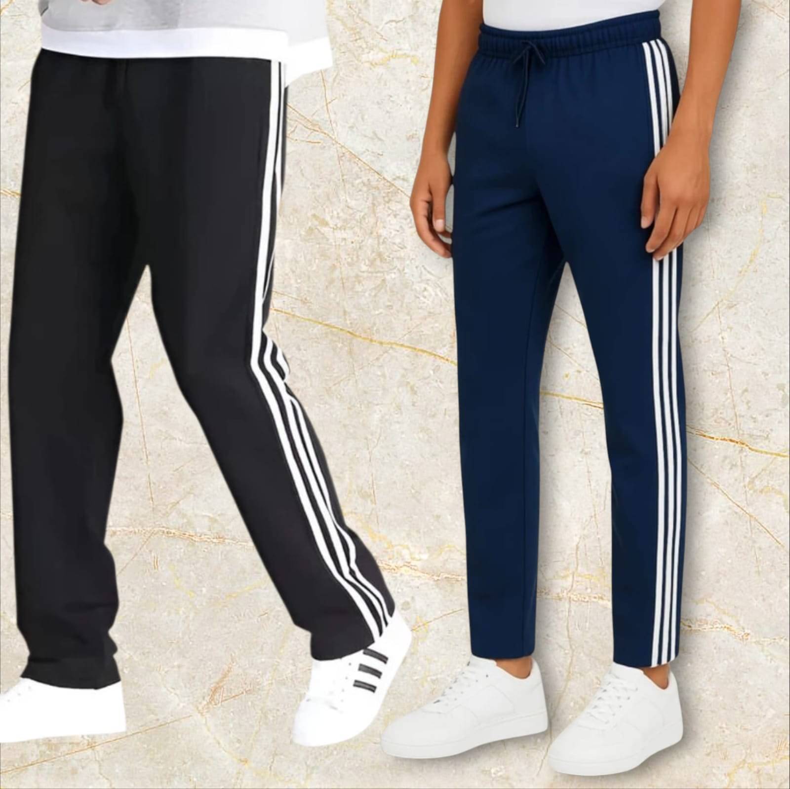 WHEY FIT Multicolor Polyester Men's Trackpants ( Pack of 2 ) WHEY FIT Multicolor Polyester Men's Trackpants ( Pack of 2 )