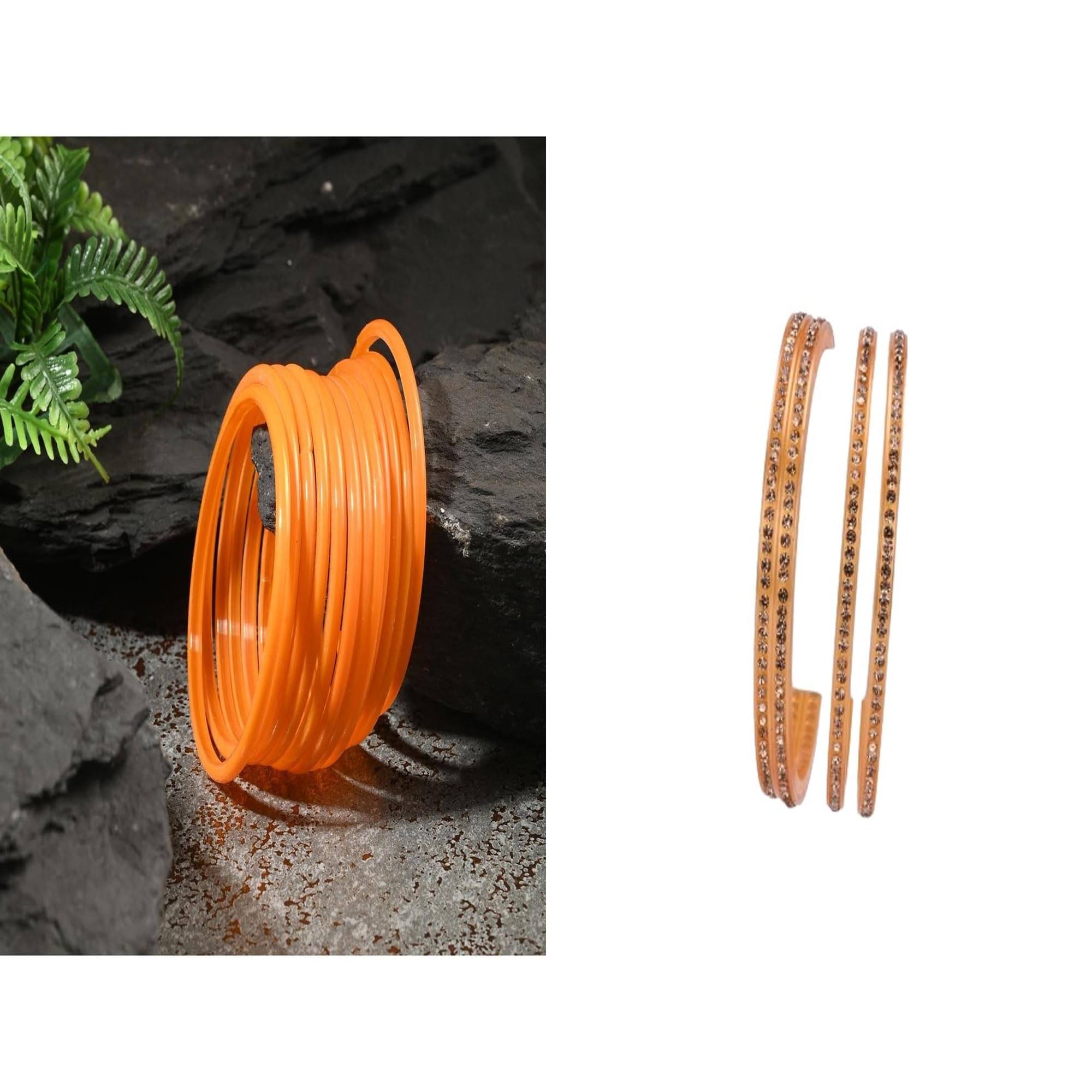     			1st Time Multicolor Bangle Set ( Pack of 2 )
