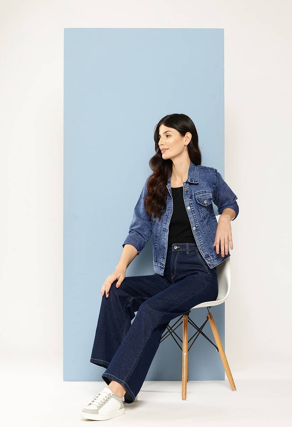 Aarika - Denim Navy Denim Jacket Aarika - Denim Navy Denim Jacket
