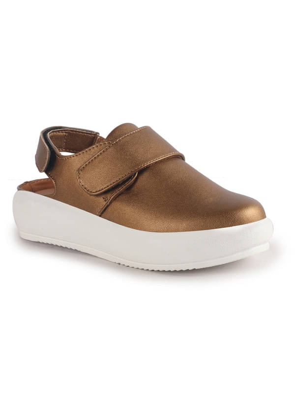     			Fausto Gold Women's Mules Shoes