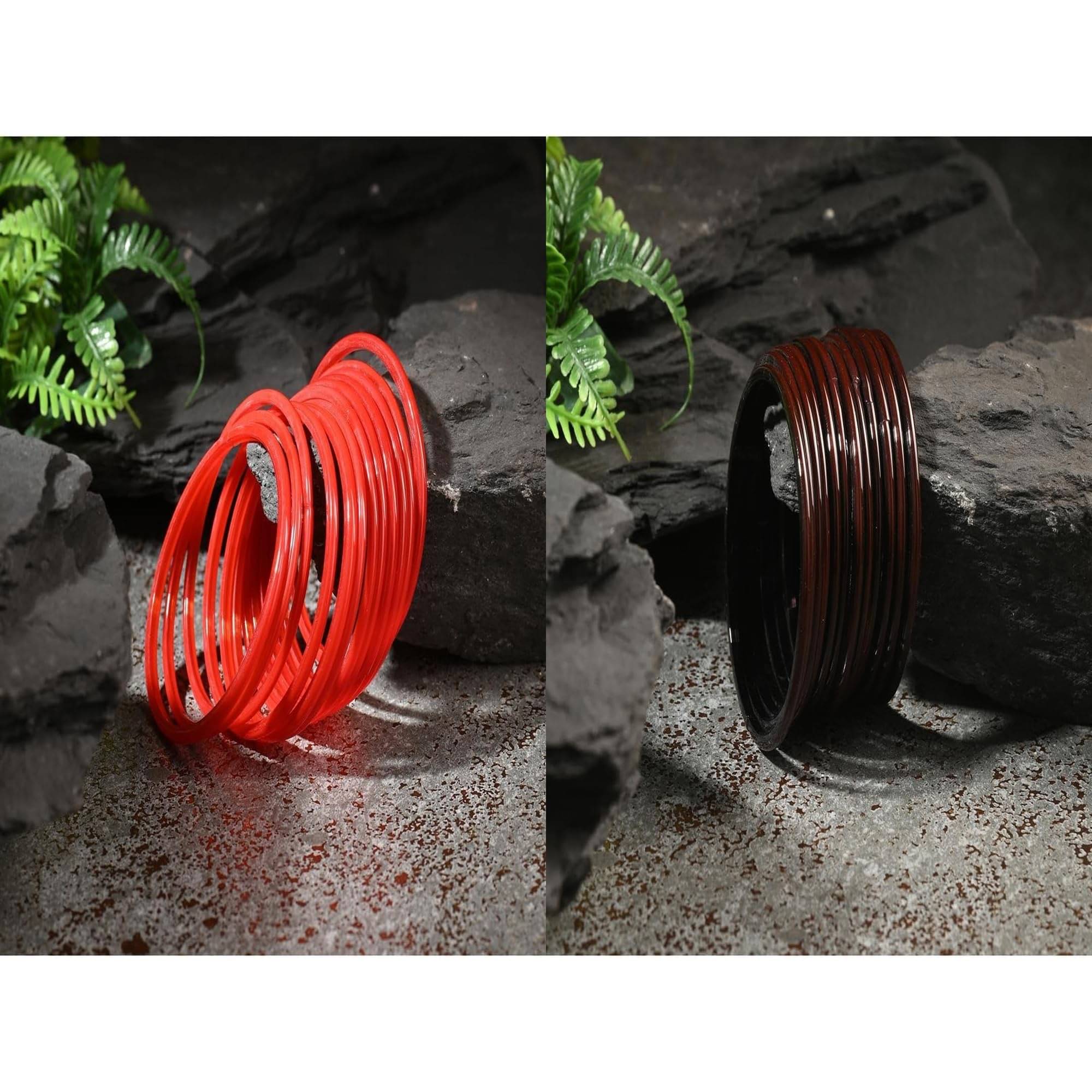 Somil Multicolor Bangle Set ( Pack of 2 ) Somil Multicolor Bangle Set ( Pack of 2 )