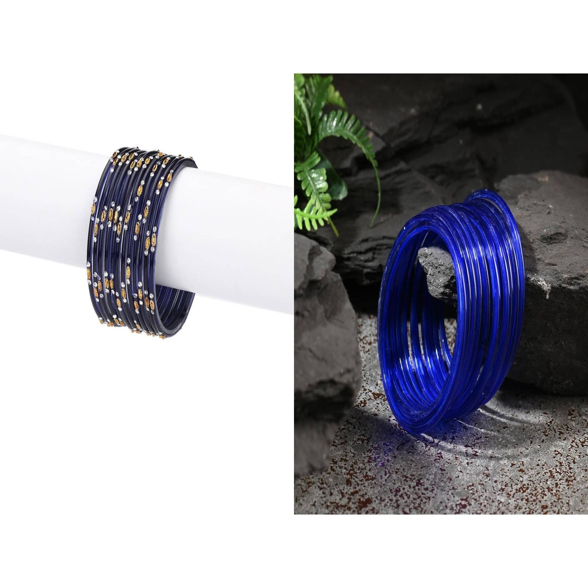     			Somil Multicolor Bangle Set ( Pack of 2 )
