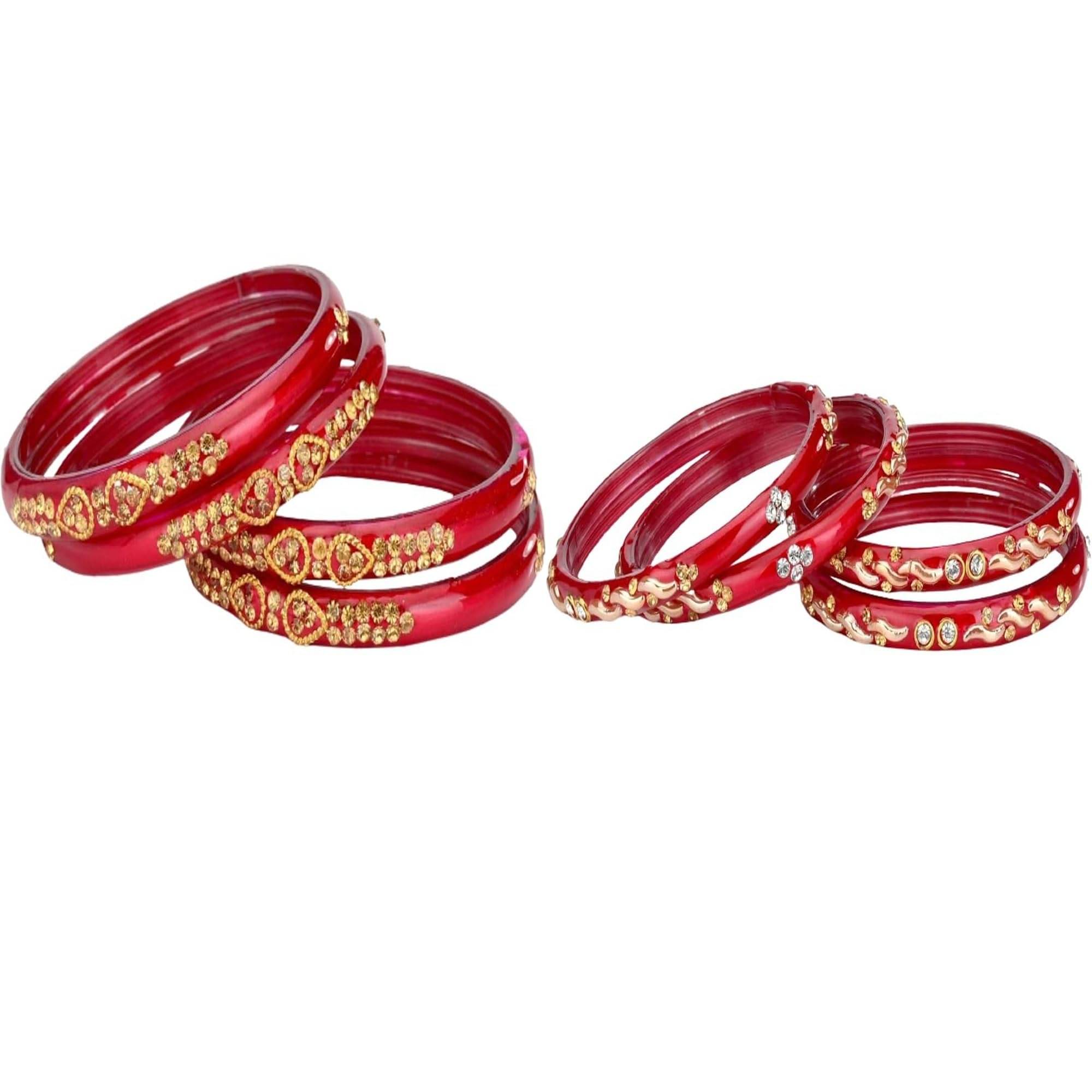     			Somil Multicolor Bangle Set ( Pack of 2 )