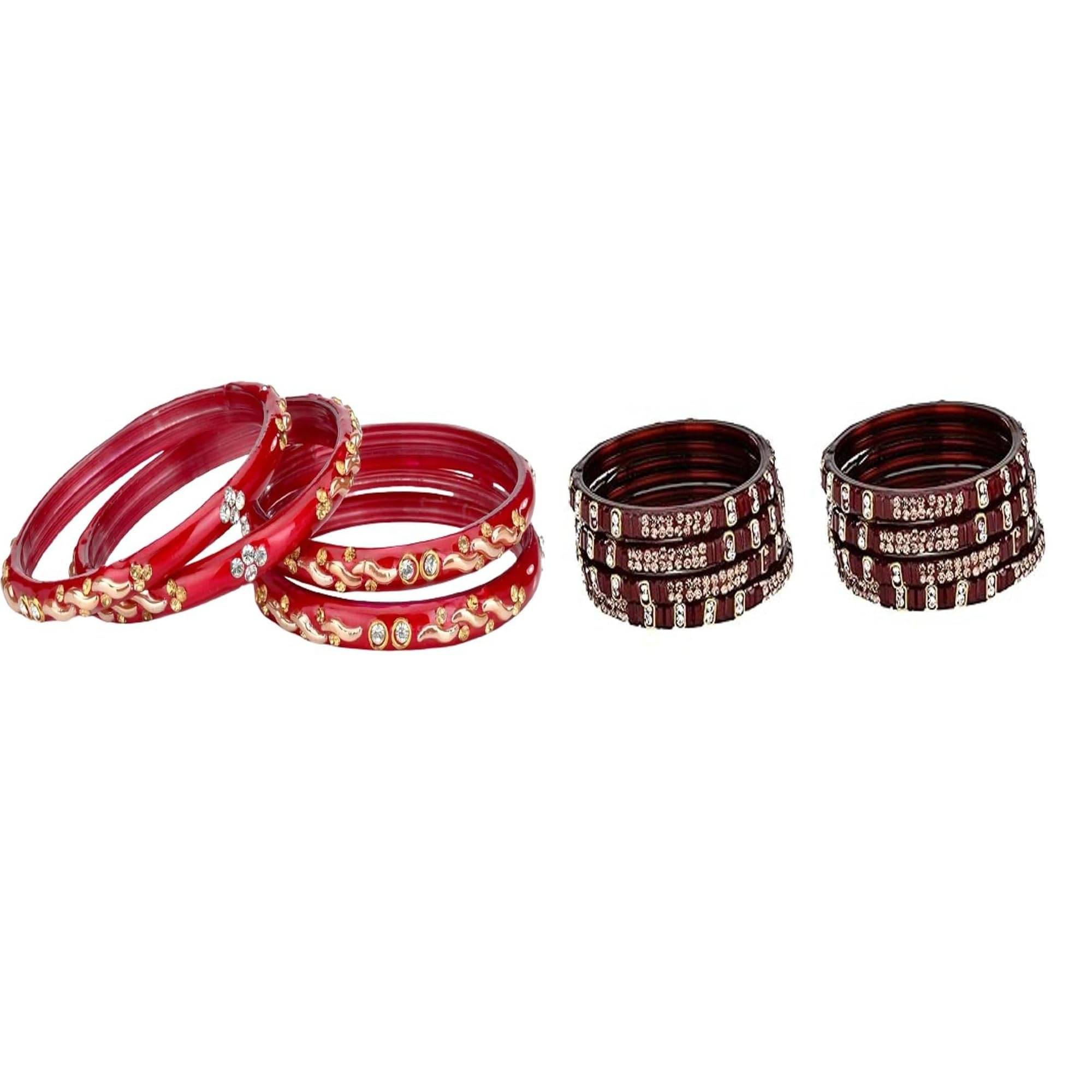     			Somil Multicolor Bangle Set ( Pack of 2 )