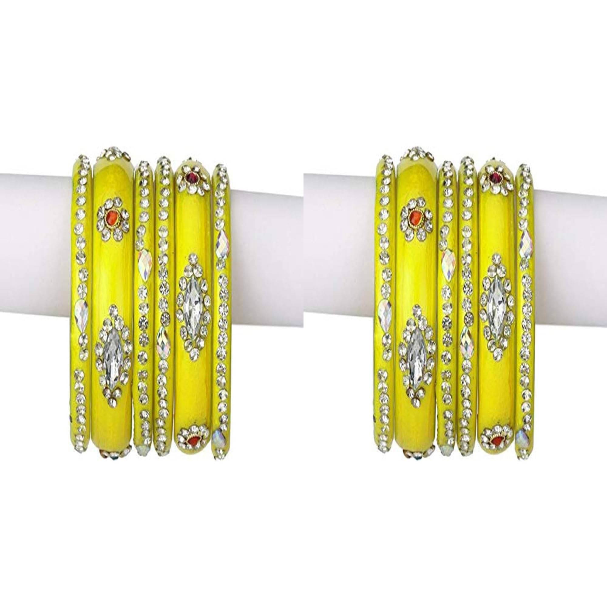     			Somil Multicolor Bangle Set ( Pack of 2 )