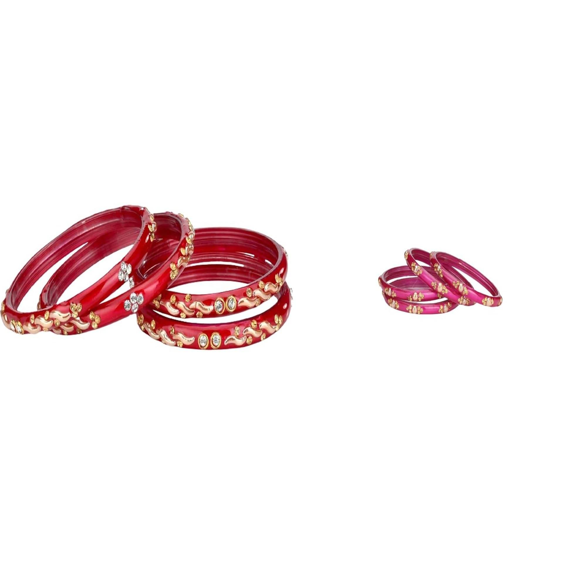    			Somil Multicolor Bangle Set ( Pack of 2 )