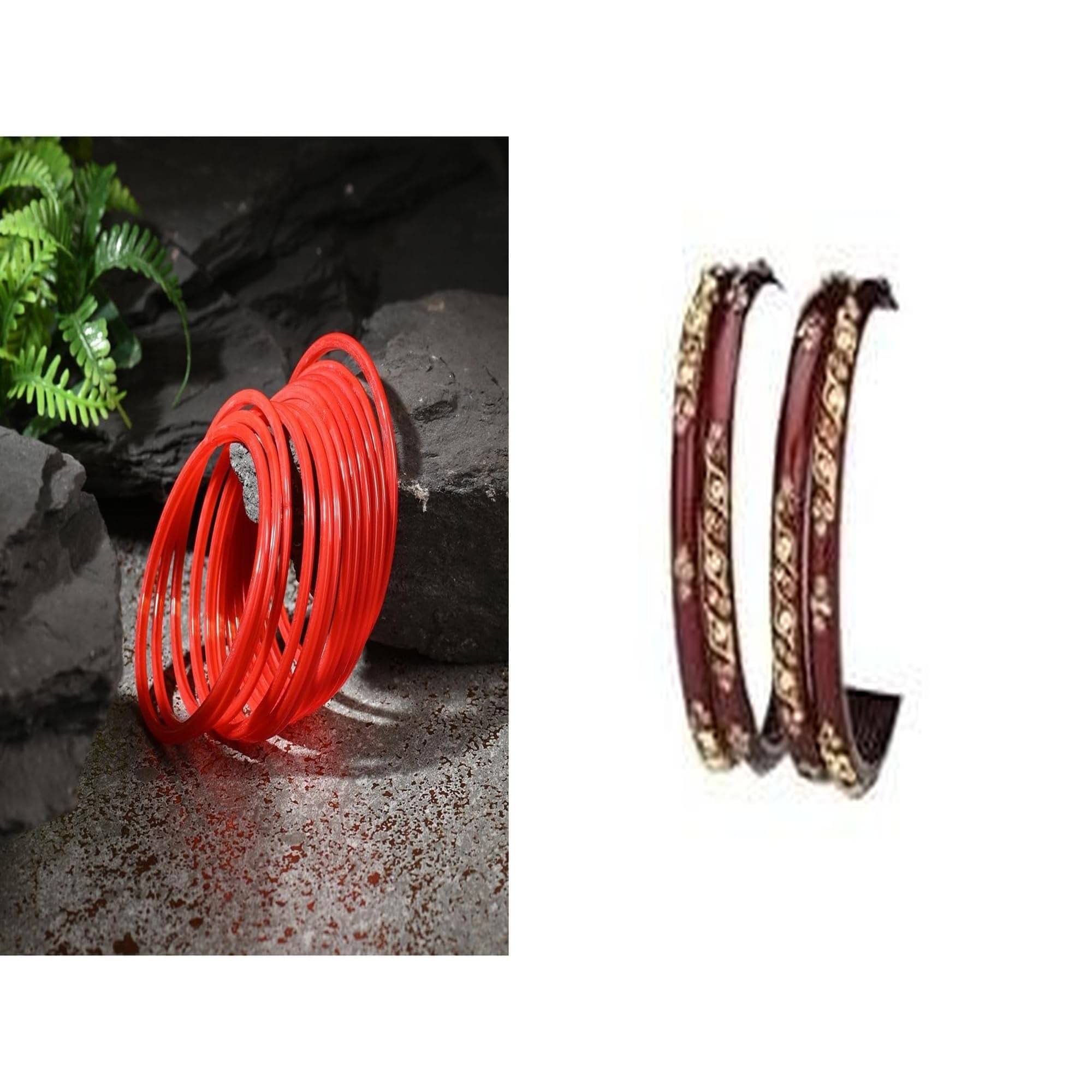 Somil Multicolor Bangle Set ( Pack of 2 ) Somil Multicolor Bangle Set ( Pack of 2 )