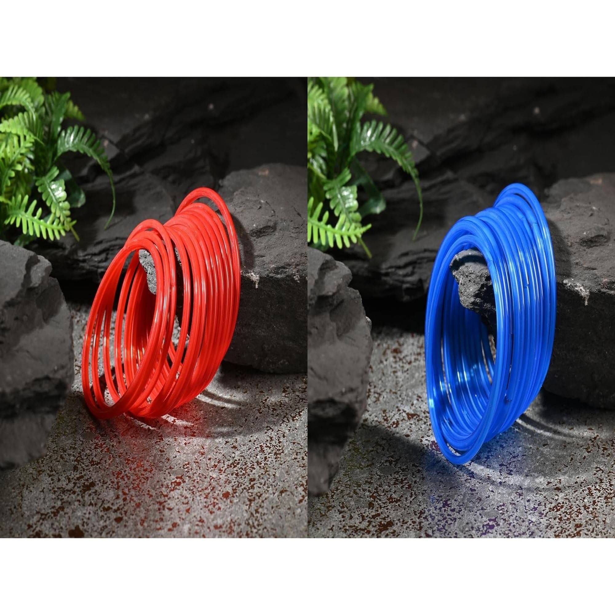     			Somil Multicolor Bangle Set ( Pack of 2 )