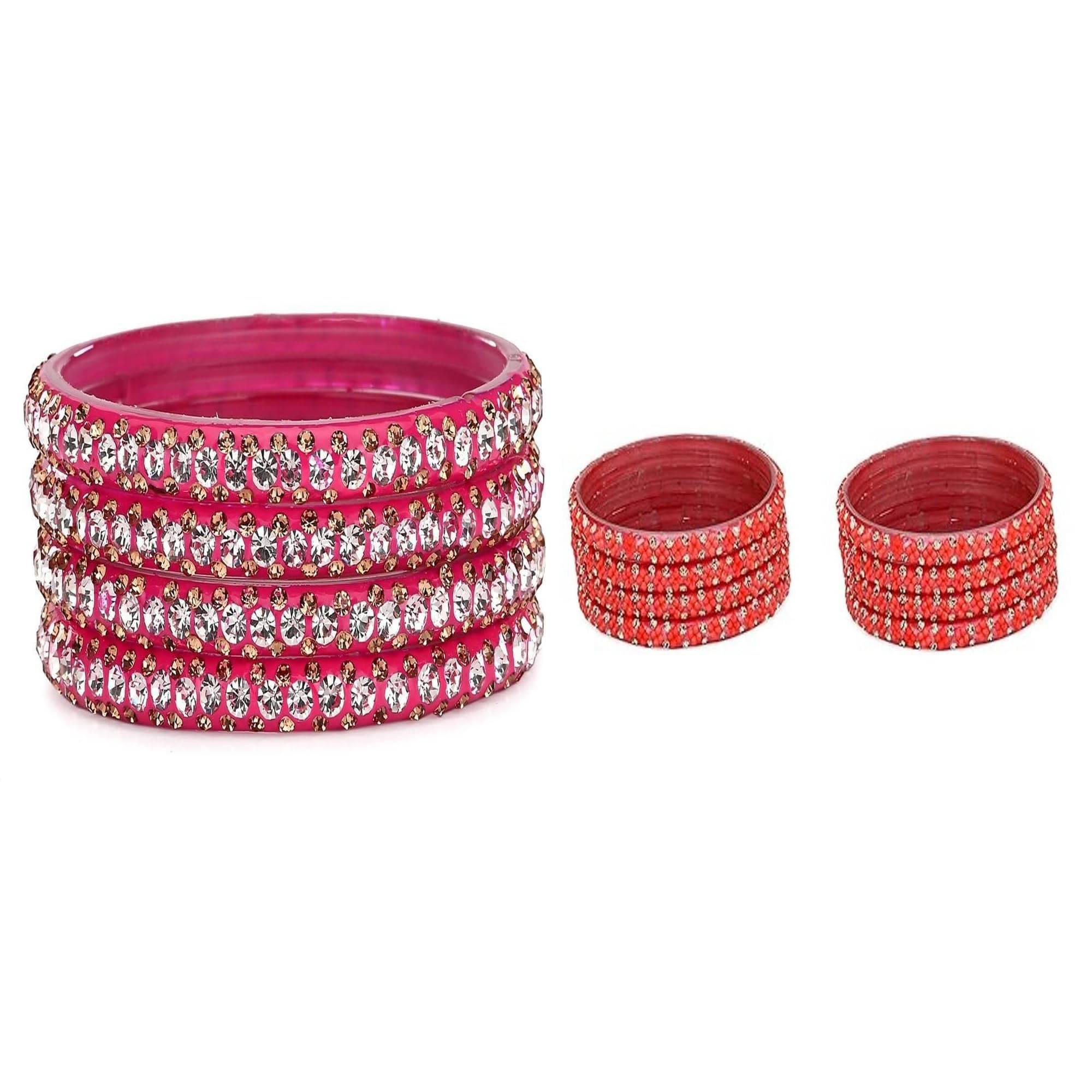    			Somil Multicolor Bangle Set ( Pack of 2 )