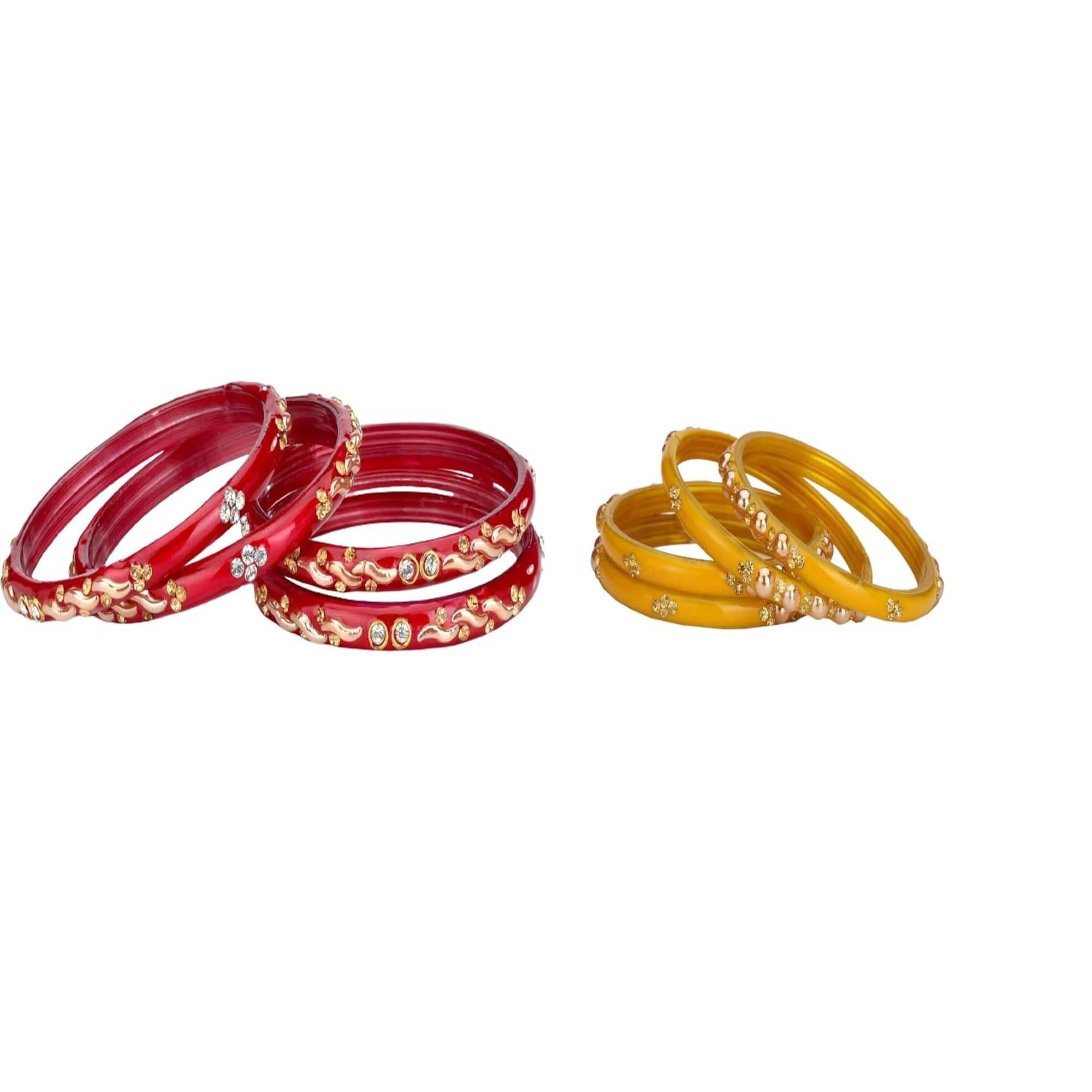 Somil Multicolor Bangle Set ( Pack of 2 )     			Somil Multicolor Bangle Set ( Pack of 2 )