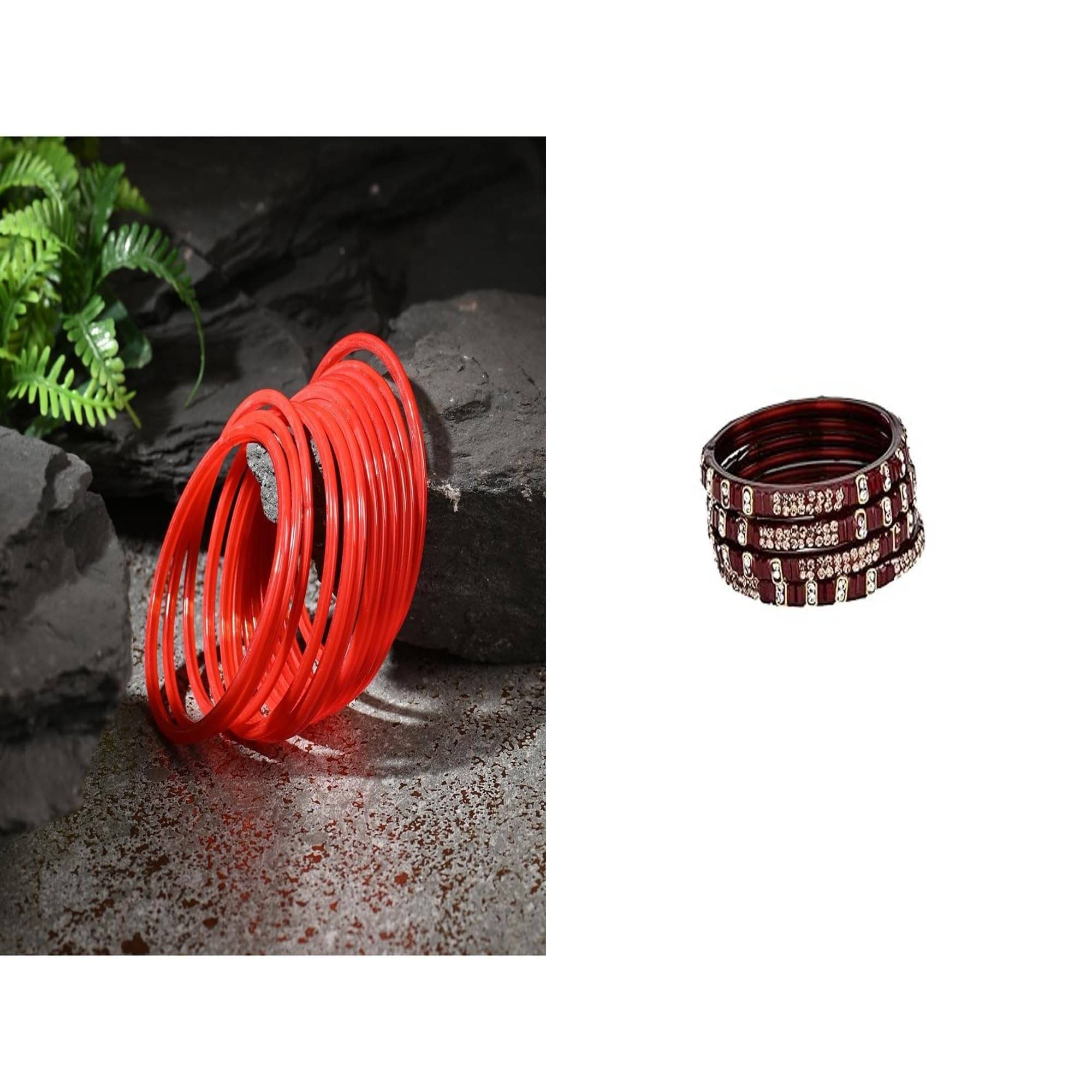 Somil Multicolor Bangle Set ( Pack of 2 ) Somil Multicolor Bangle Set ( Pack of 2 )