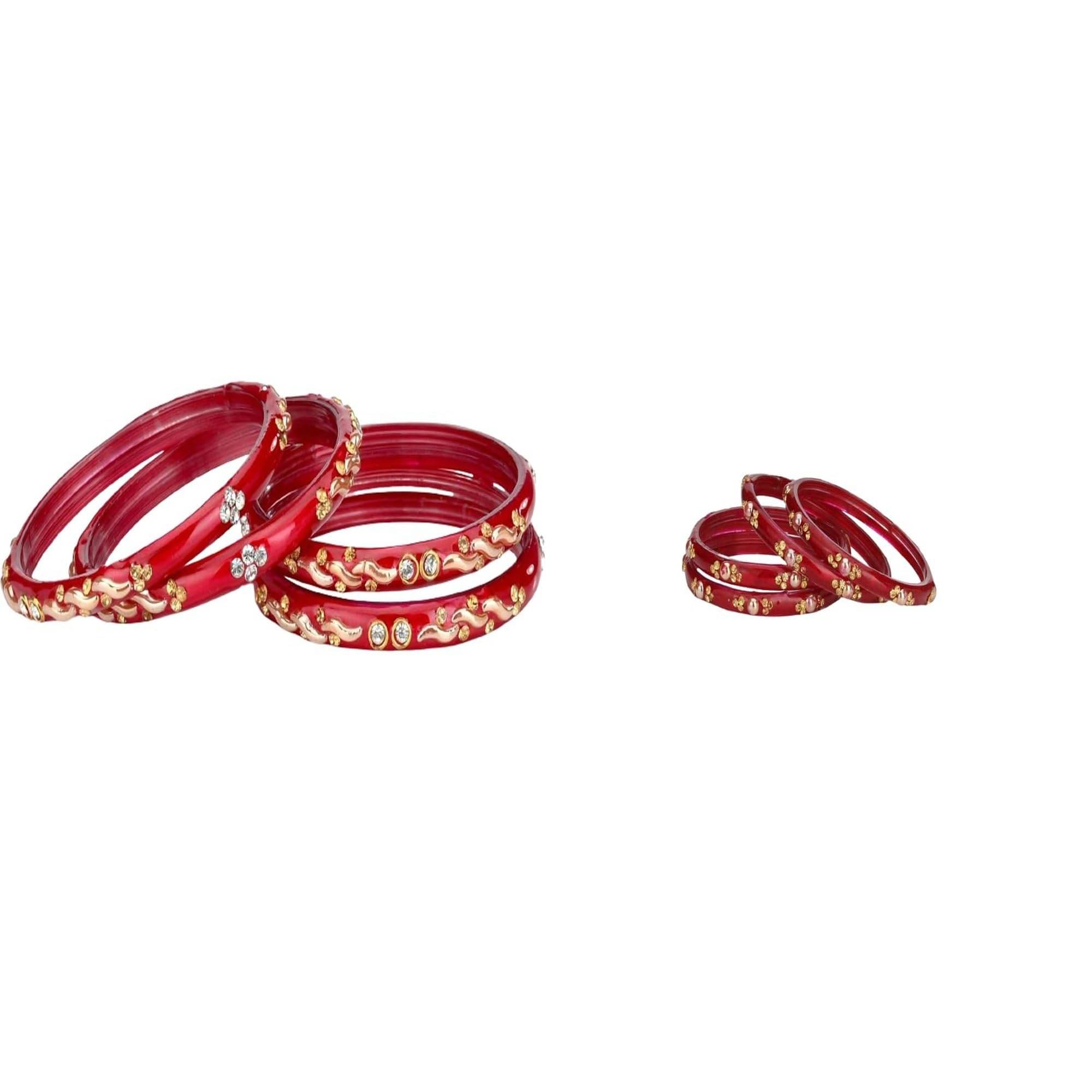     			Somil Multicolor Bangle Set ( Pack of 2 )