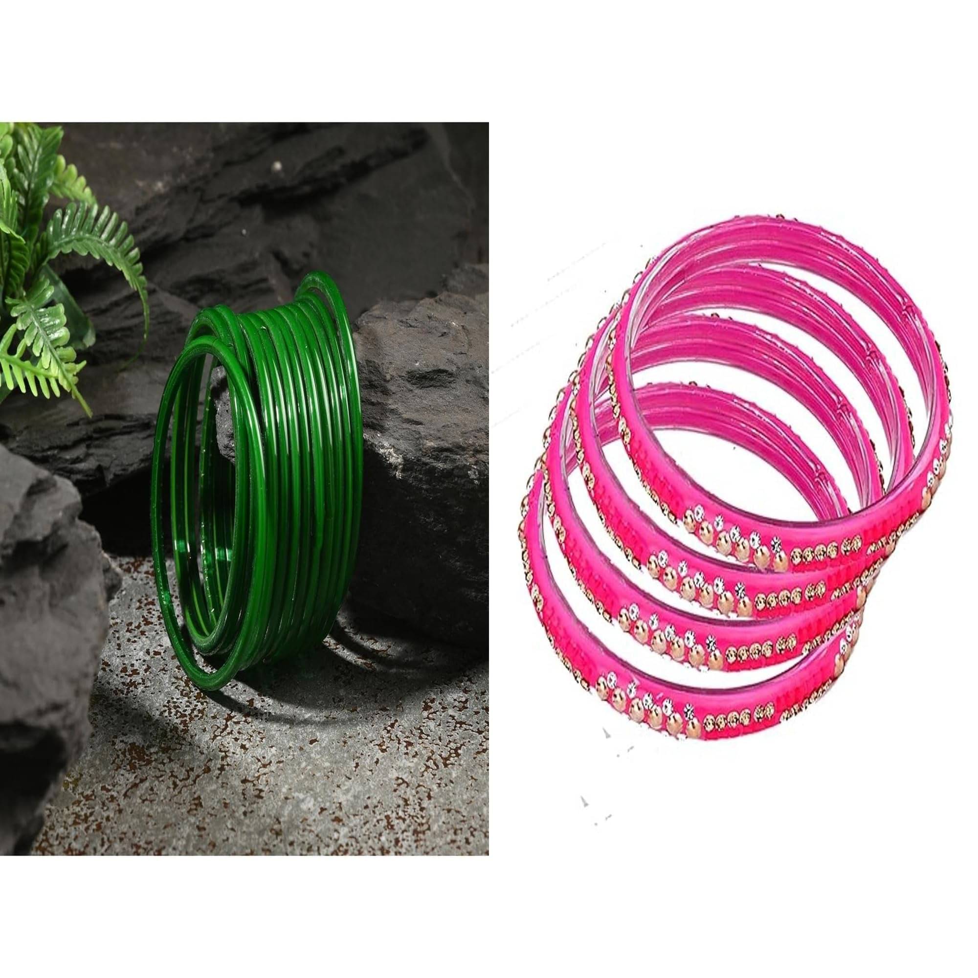 Somil Multicolor Bangle Set ( Pack of 2 ) Somil Multicolor Bangle Set ( Pack of 2 )