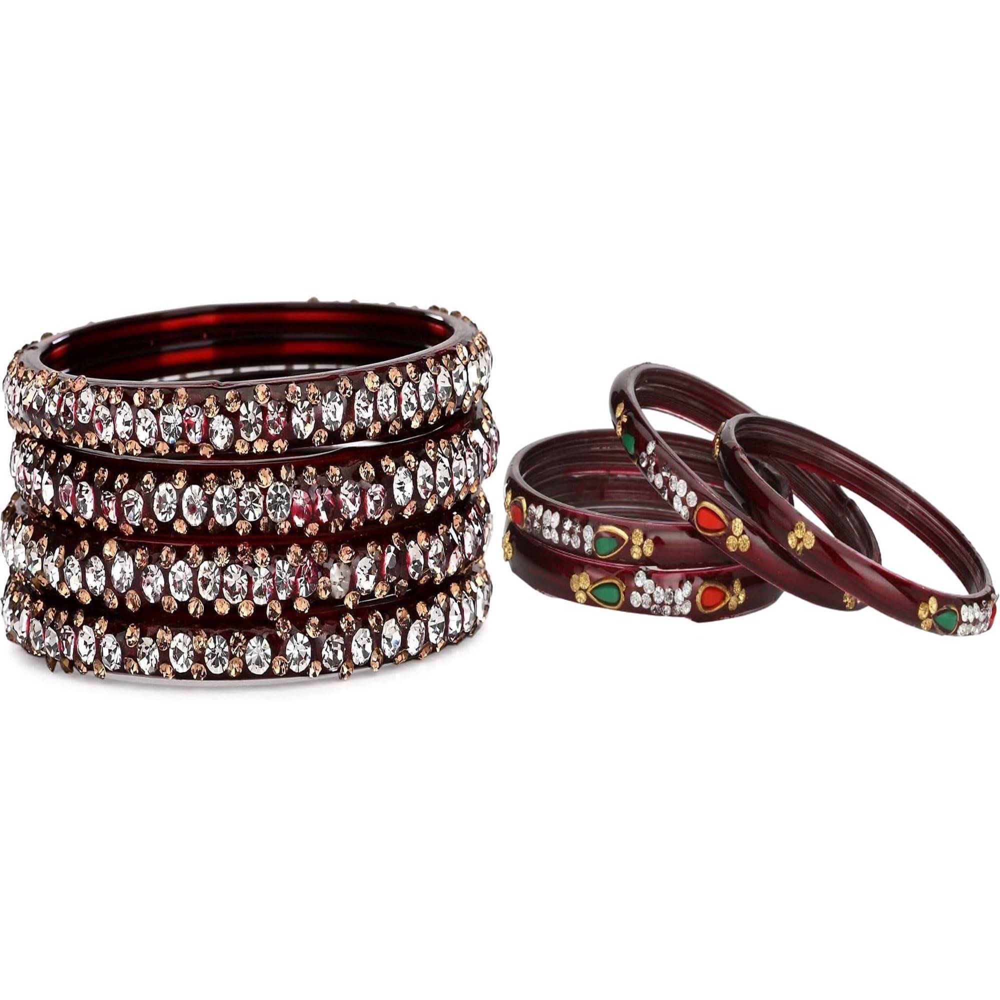 Somil Multicolor Bangle Set ( Pack of 2 ) Somil Multicolor Bangle Set ( Pack of 2 )