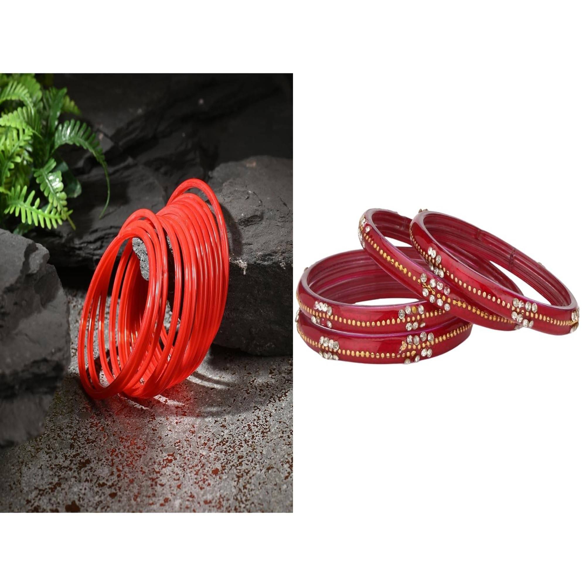 Somil Multicolor Bangle Set ( Pack of 2 ) Somil Multicolor Bangle Set ( Pack of 2 )