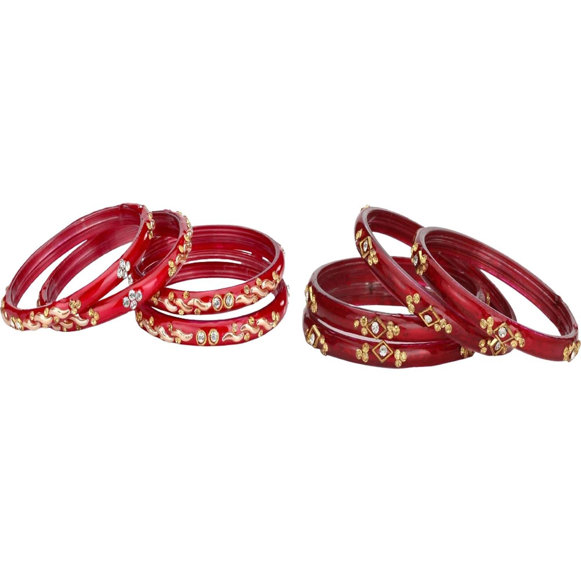     			Somil Multicolor Bangle Set ( Pack of 2 )