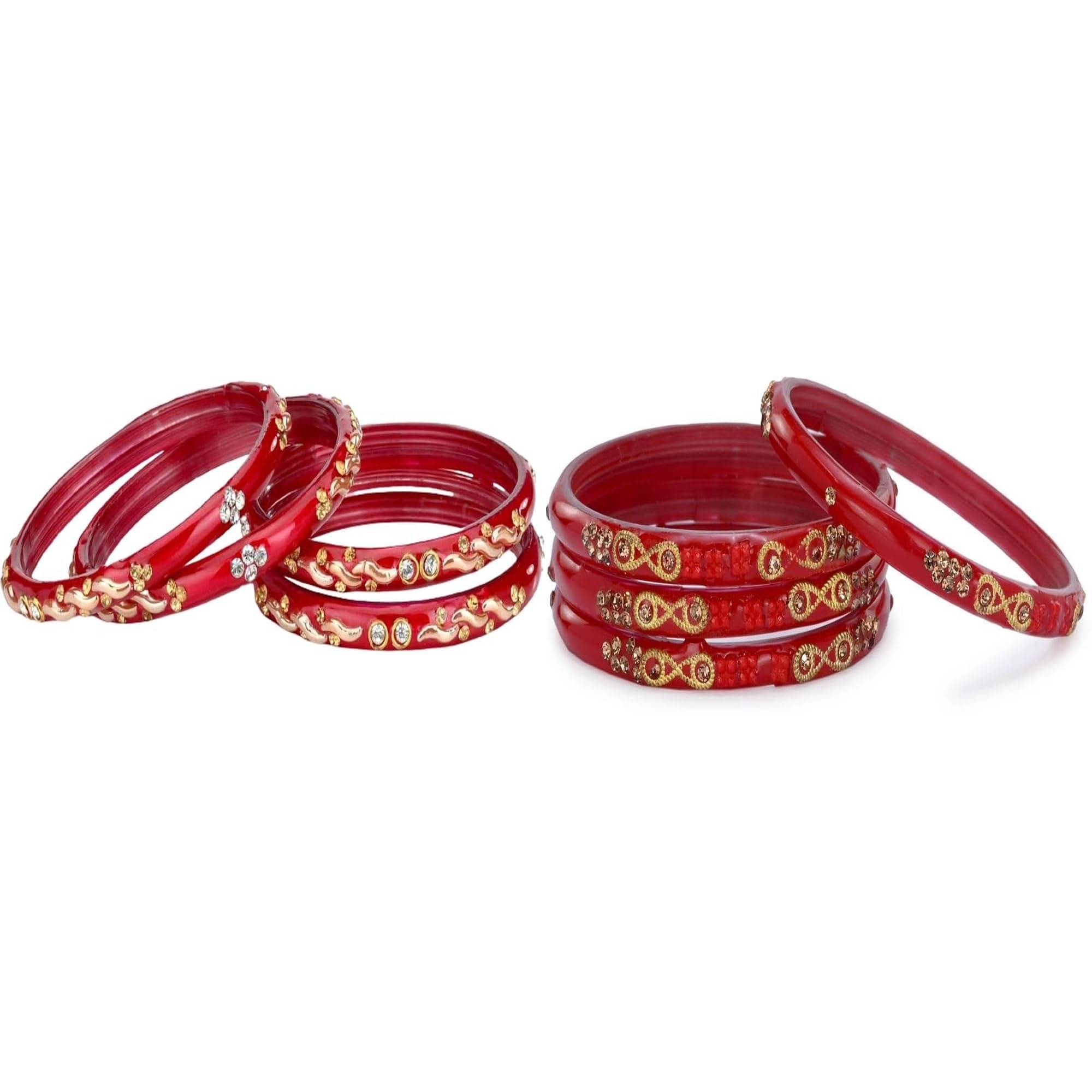     			Somil Multicolor Bangle Set ( Pack of 2 )