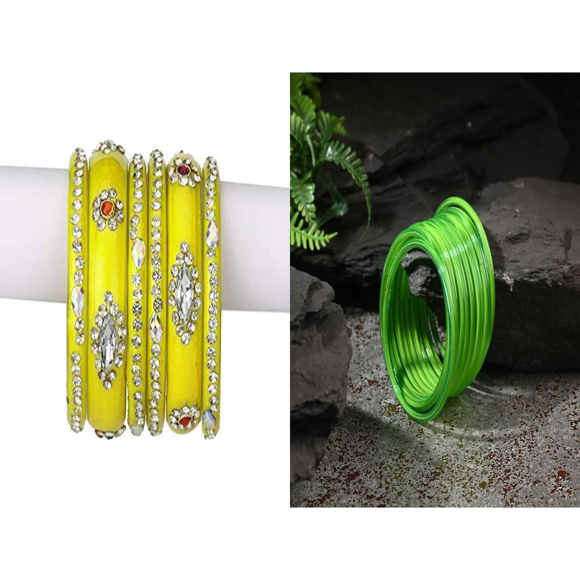 Somil Multicolor Bangle Set ( Pack of 2 ) Somil Multicolor Bangle Set ( Pack of 2 )