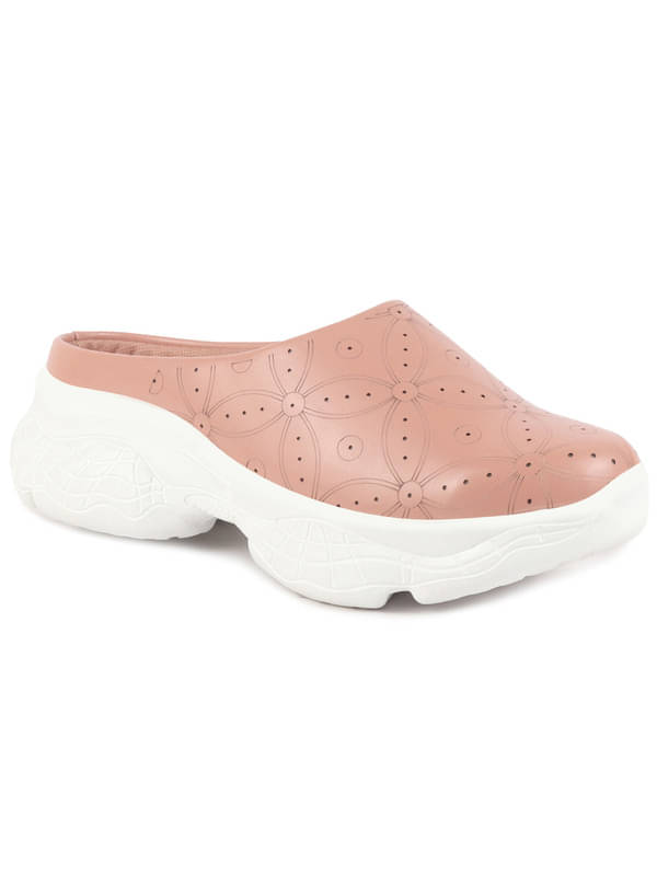     			Fausto Peach Women's Mules Shoes