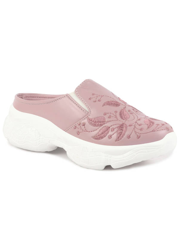     			Fausto Purple Women's Mules Shoes