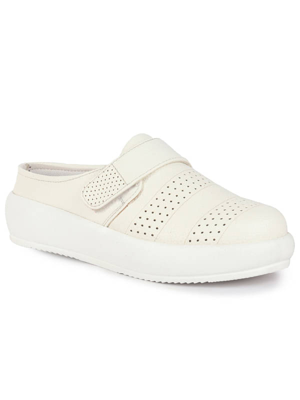 Fausto White Women's Mules Shoes Fausto White Women's Mules Shoes