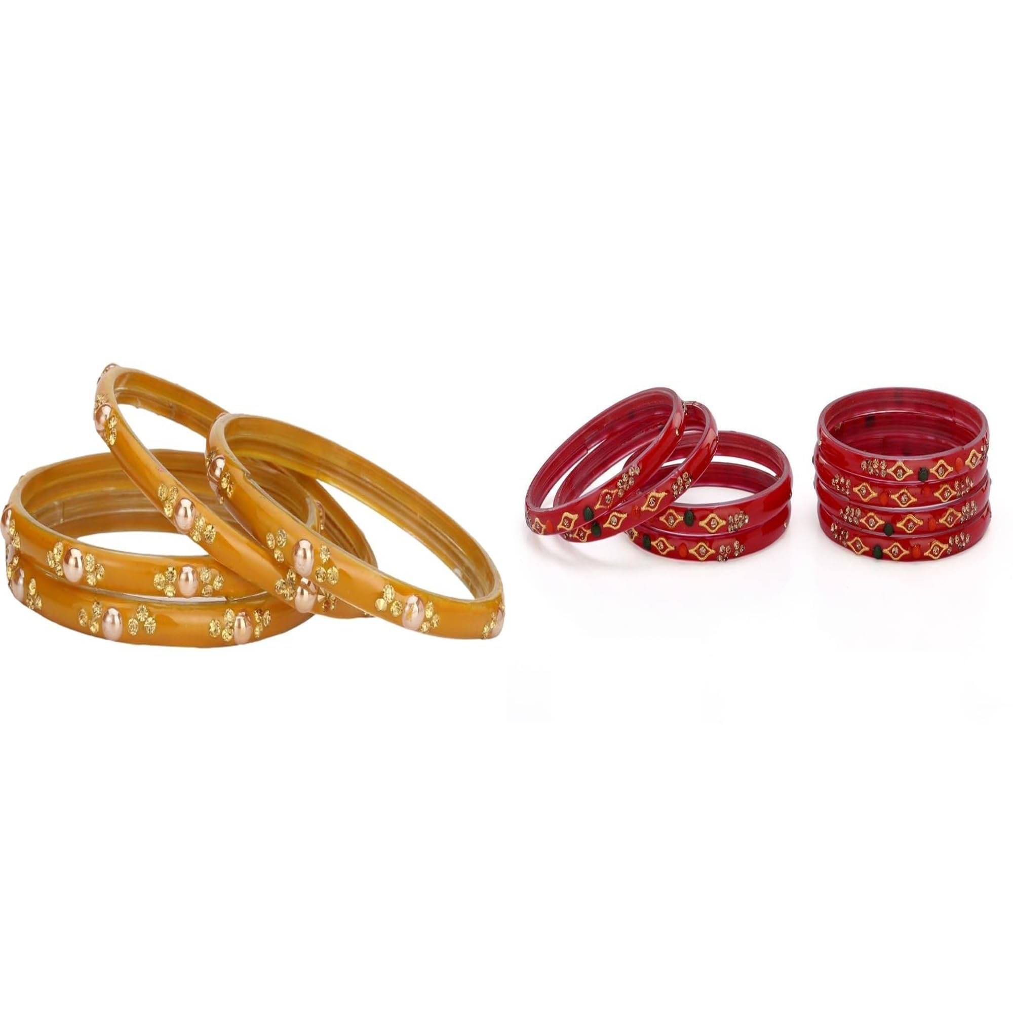 Somil Multicolor Bangle Set ( Pack of 2 ) Somil Multicolor Bangle Set ( Pack of 2 )