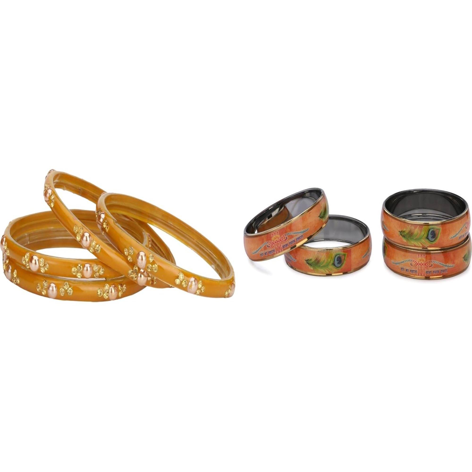 Somil Multicolor Bangle Set ( Pack of 2 ) Somil Multicolor Bangle Set ( Pack of 2 )