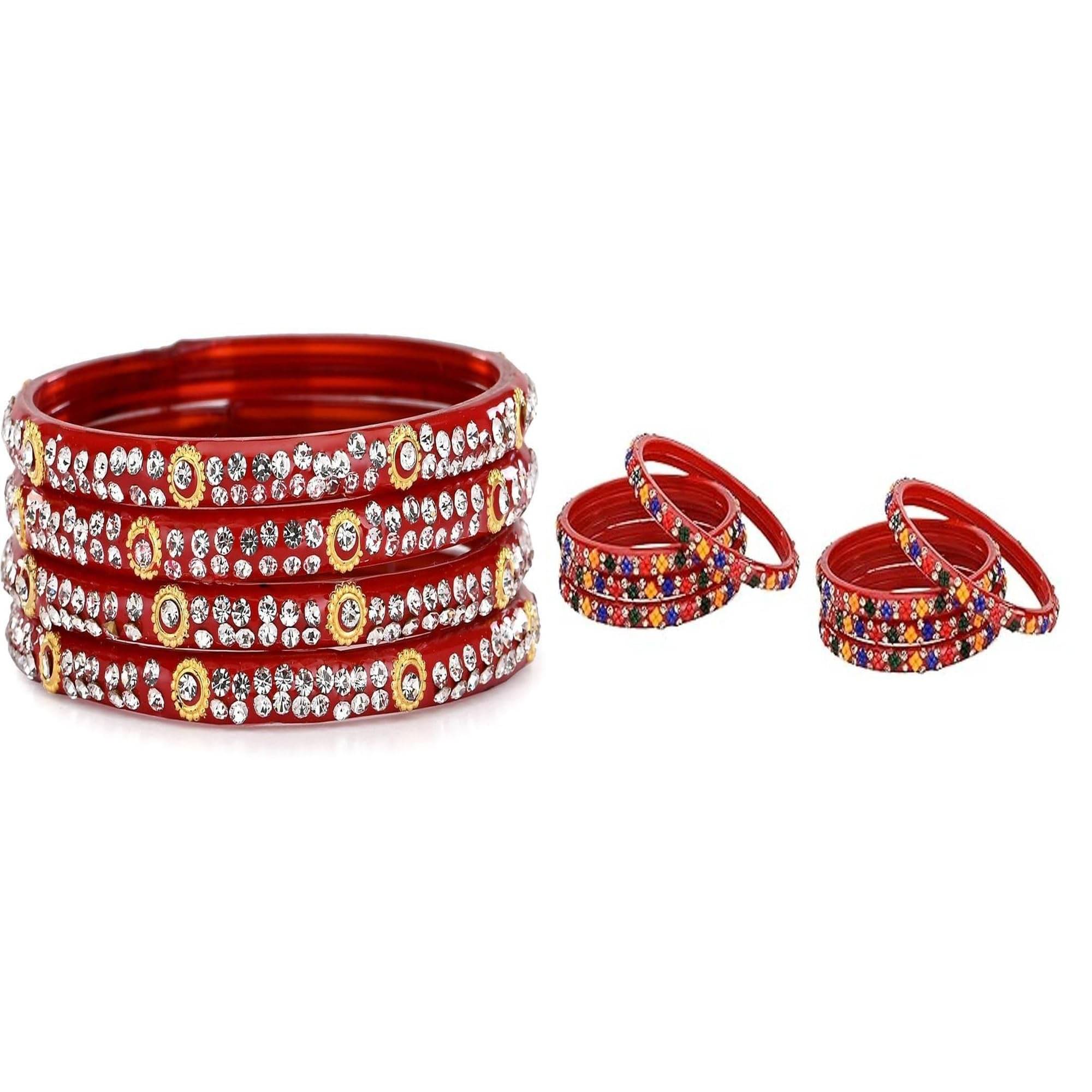    			Somil Multicolor Bangle Set ( Pack of 2 )