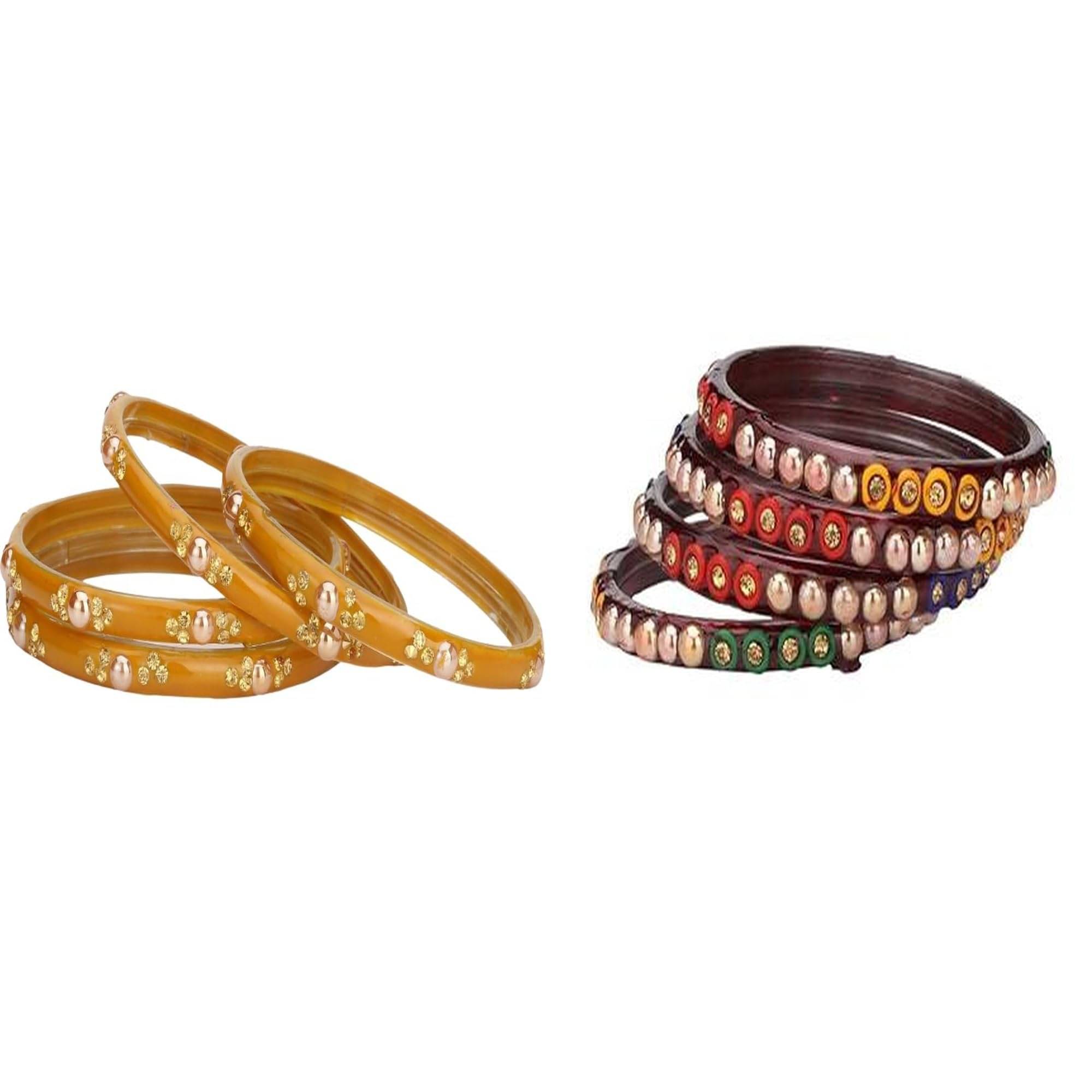 Somil Multicolor Bangle Set ( Pack of 2 )     			Somil Multicolor Bangle Set ( Pack of 2 )