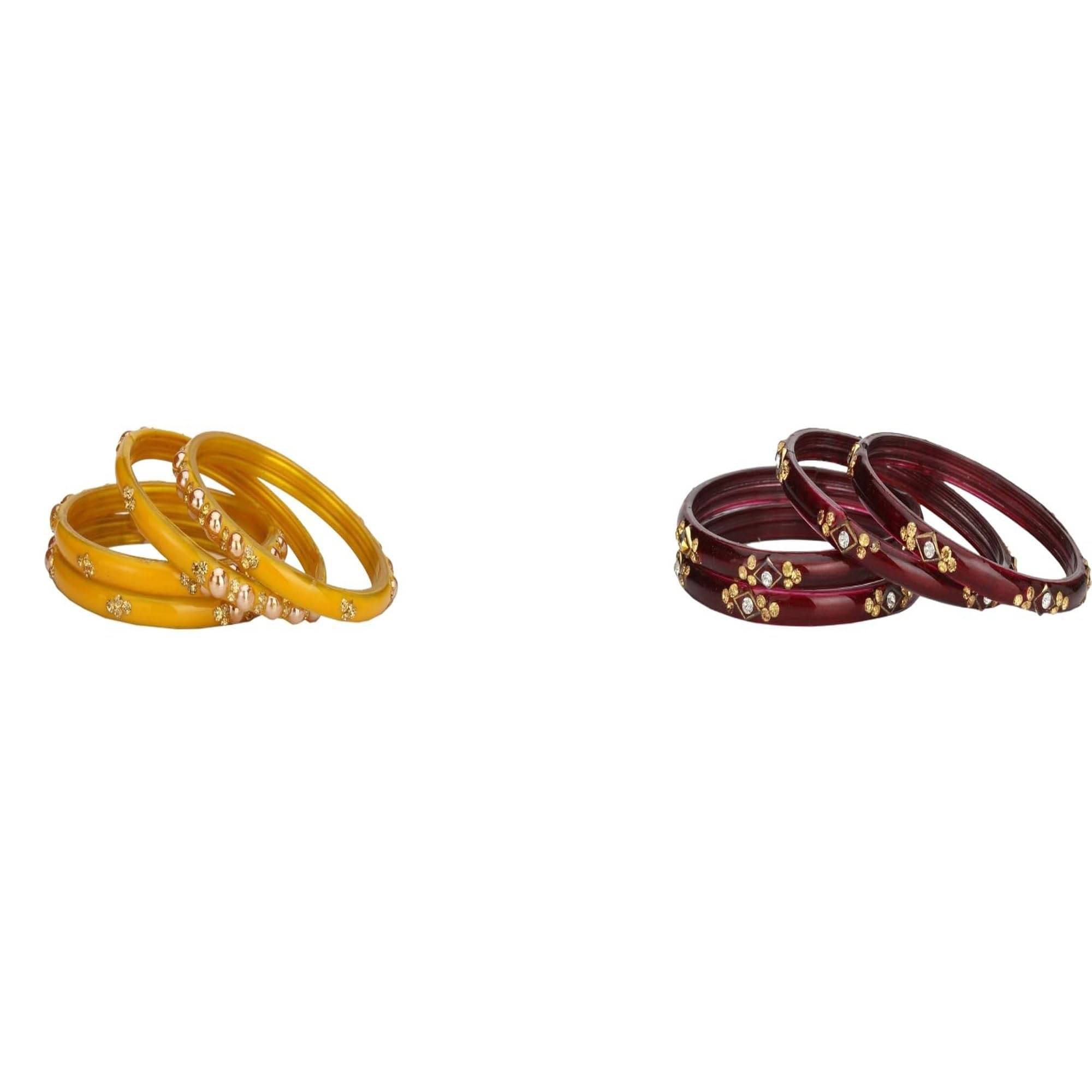 Somil Multicolor Bangle Set ( Pack of 2 ) Somil Multicolor Bangle Set ( Pack of 2 )