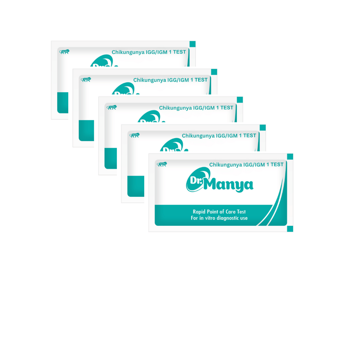     			Dr. Manya Chikungunya IgG/IgM Test Kit – Pack of 5 | Detect Past & Present Infection | Accurate & Hassle-Free Use