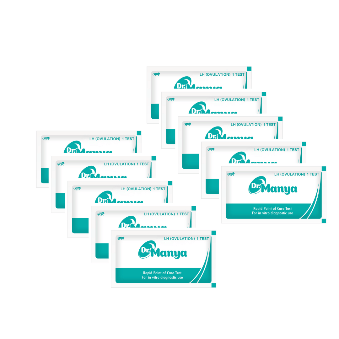     			Dr. Manya LH Ovulation Test Kit – Pack of 10 | Daily Cycle Tracking | Fast, Accurate, Trusted