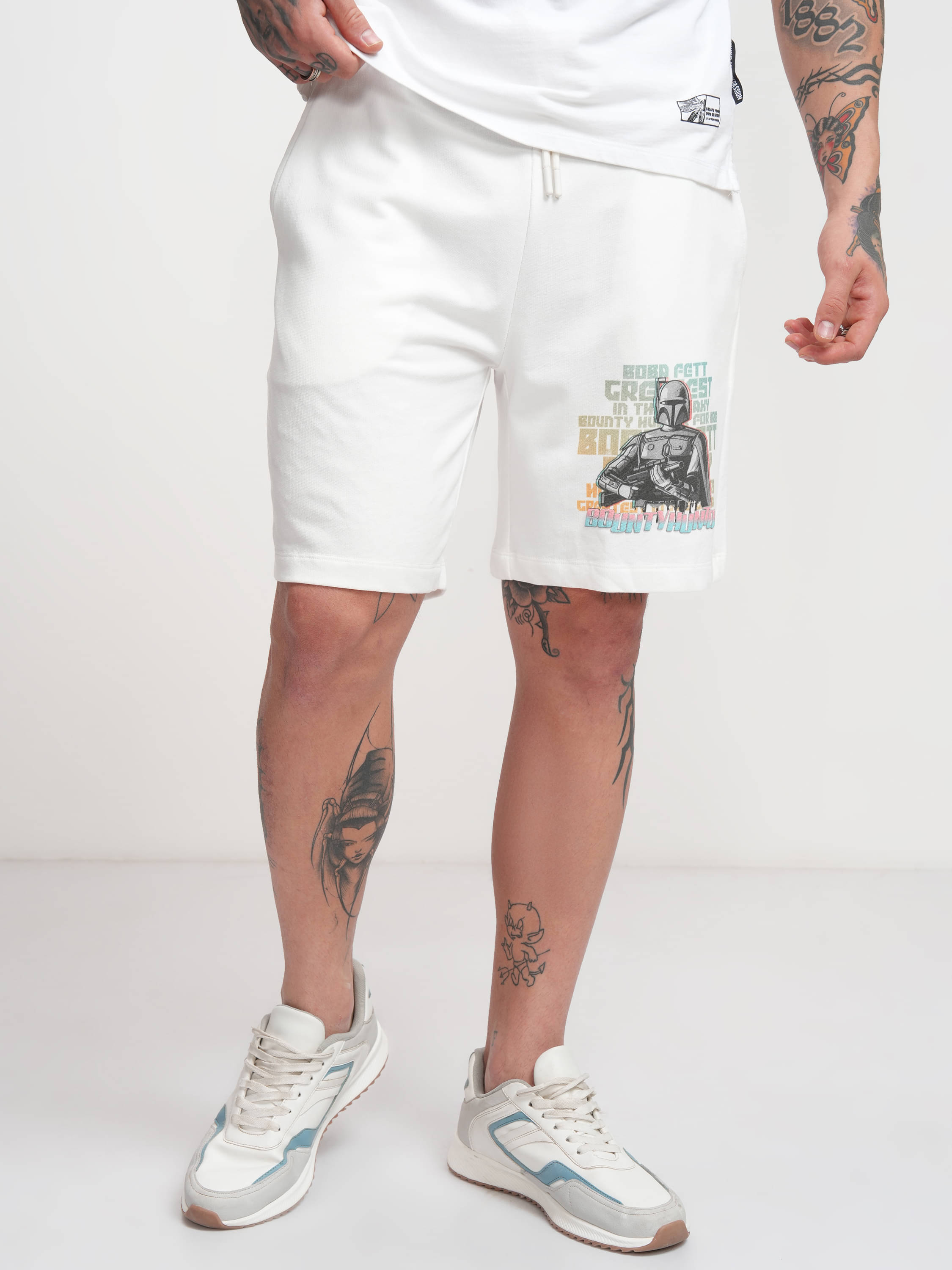 Highlander Off White Cotton Blend Men's Shorts ( Pack of 1 )     			Highlander Off White Cotton Blend Men's Shorts ( Pack of 1 )