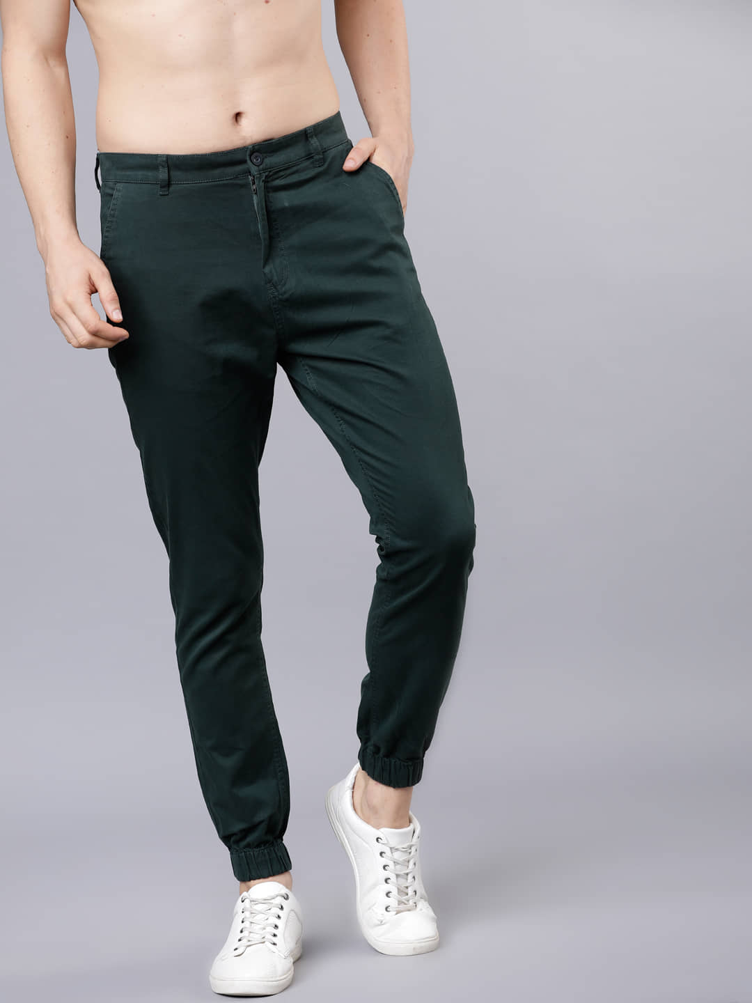 Highlander Slim Men's Joggers - Olive ( Pack of 1 ) - Trousers | Buy online on ZillyBuy