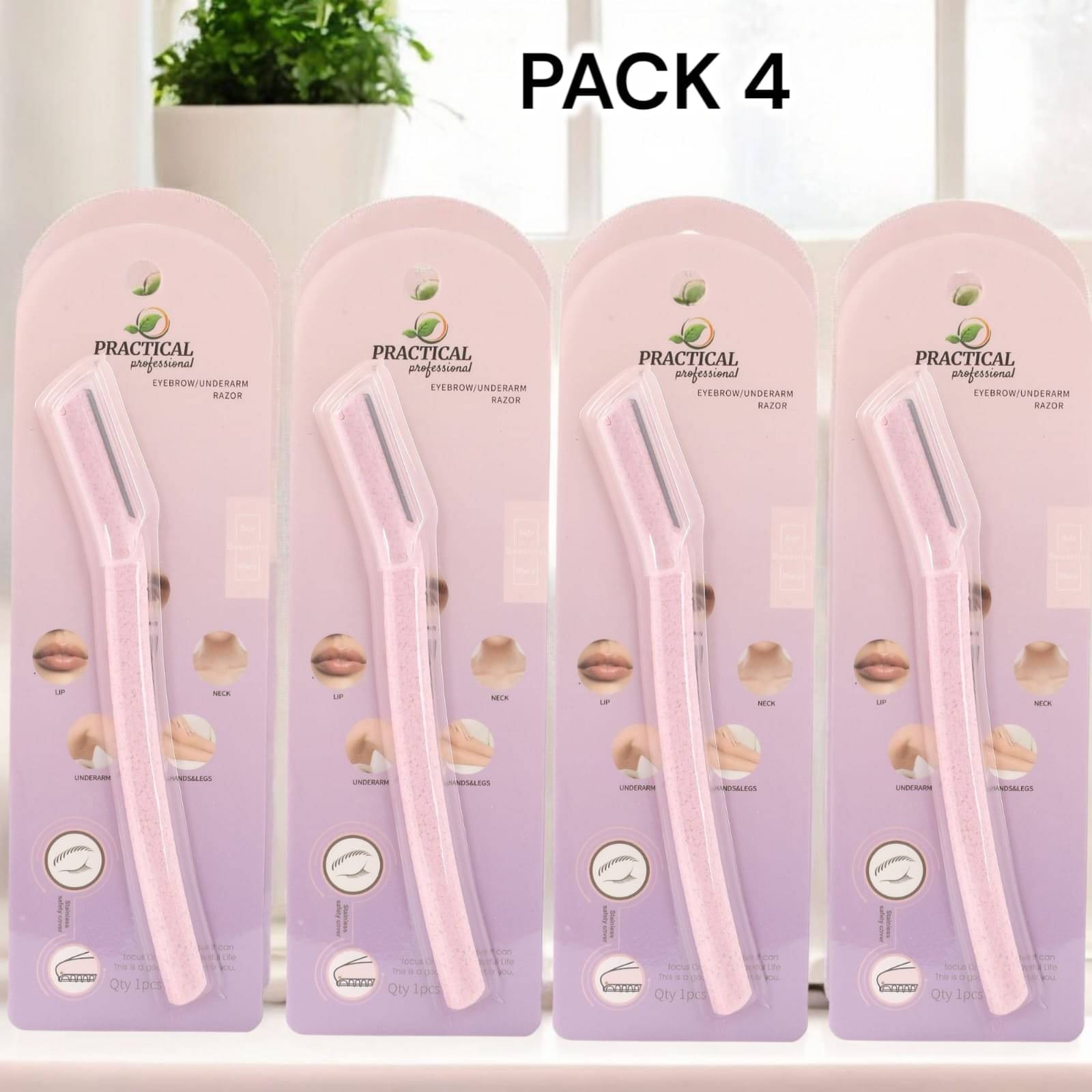     			Practical Disposable Razor ( Pack of 4 )