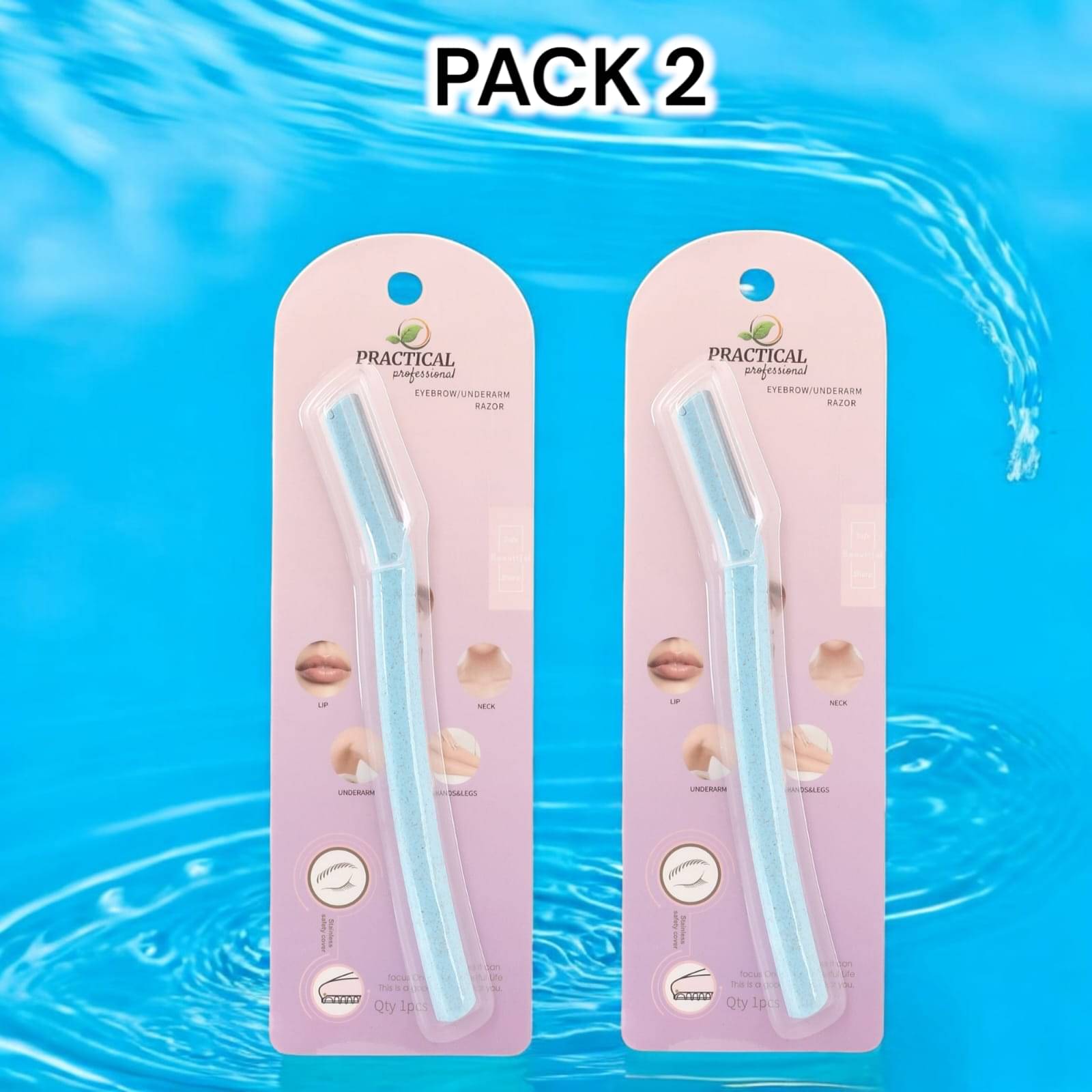     			Practical Disposable Razor ( Pack of 2 )