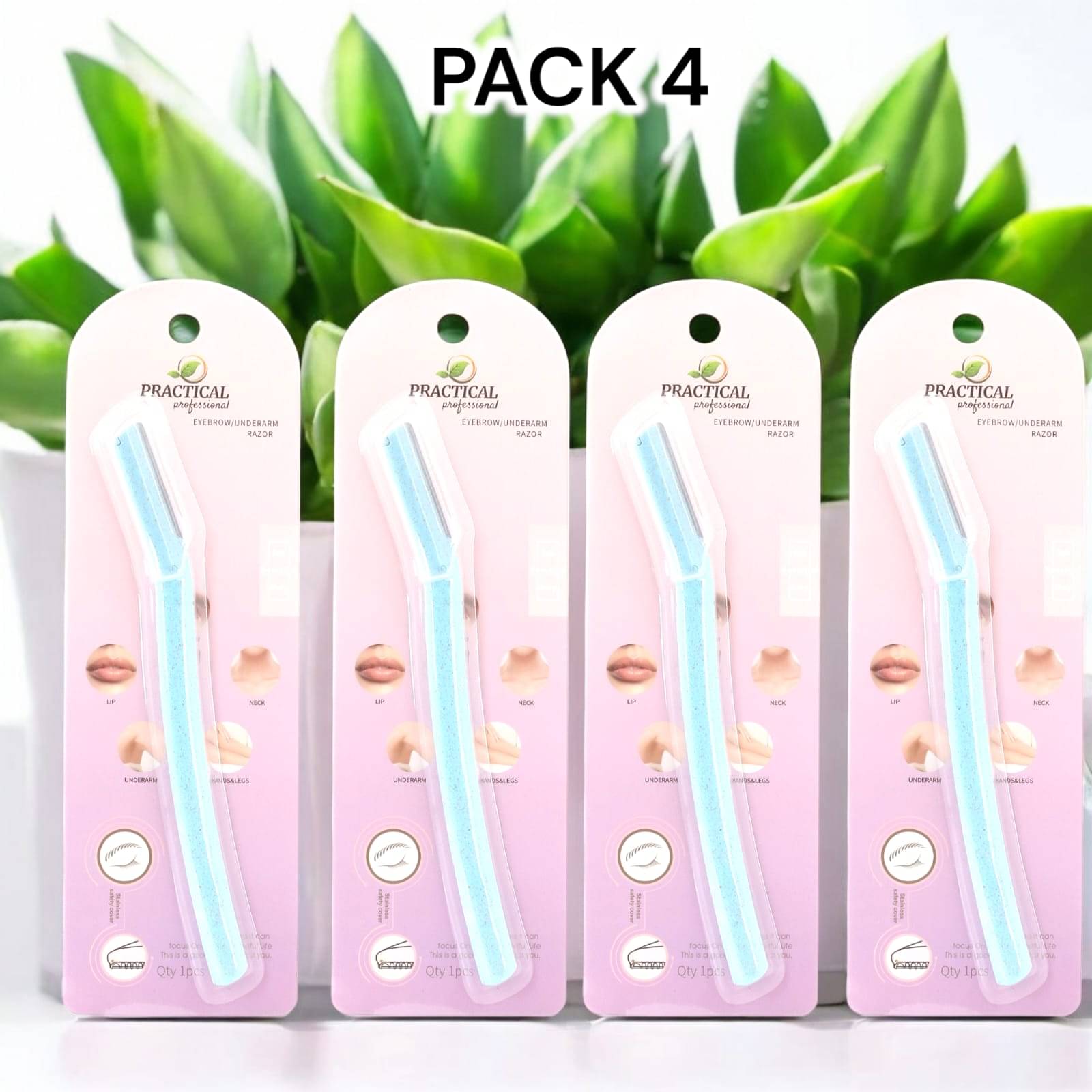     			Practical Disposable Razor ( Pack of 4 )