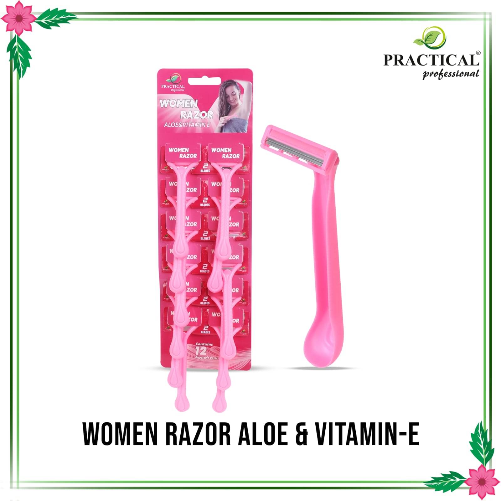     			Practical Disposable Razor ( Pack of 10 )
