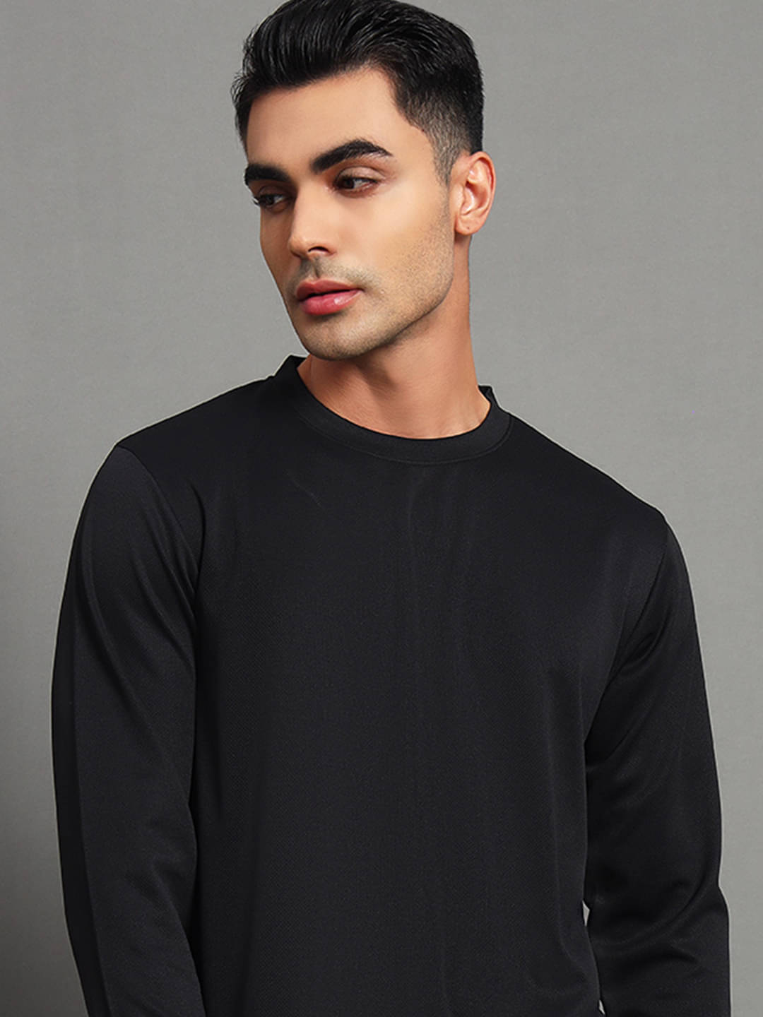     			Simple Solution Fleece Round Neck Men's Sweatshirt - Black ( Pack of 1 )