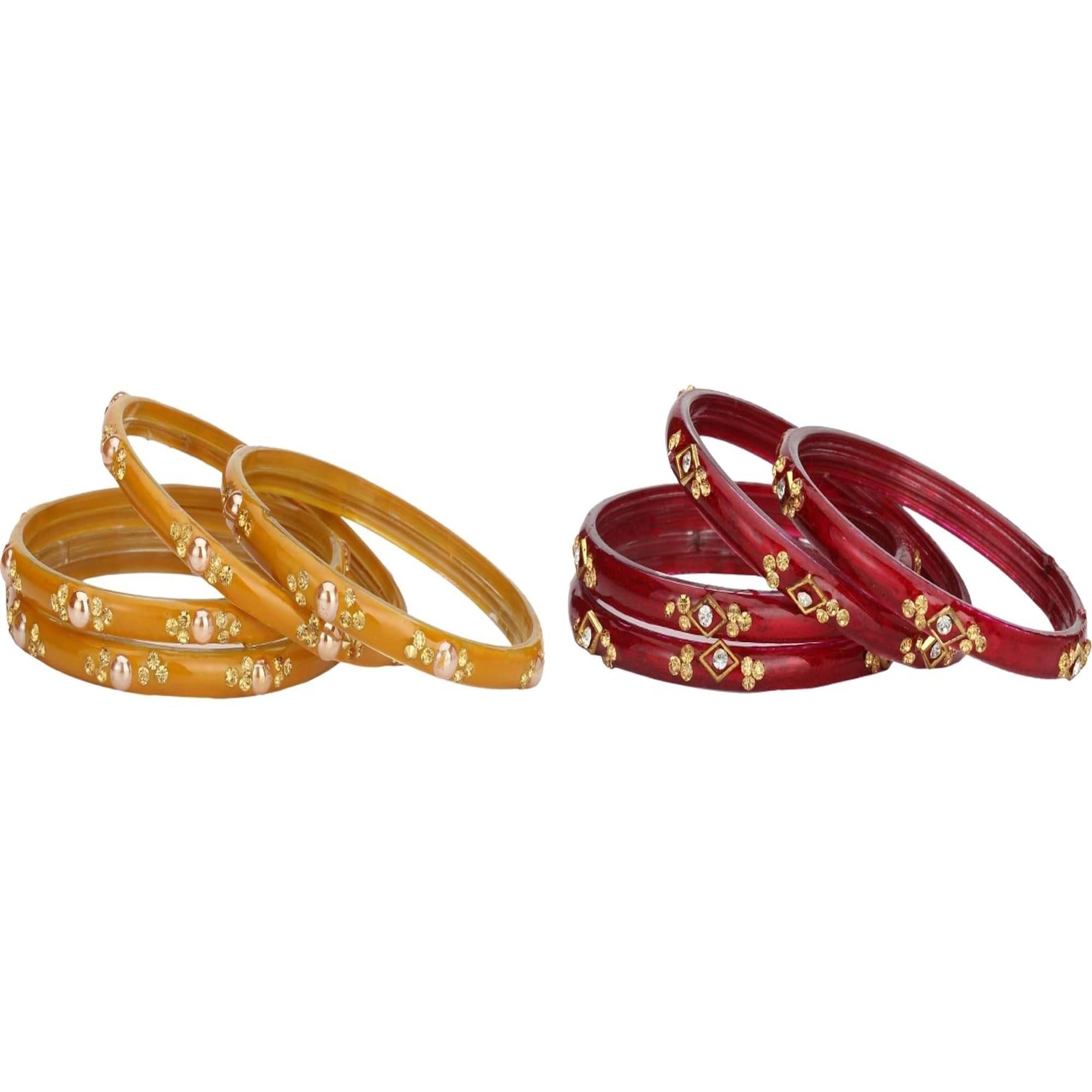 Somil Multicolor Bangle Set ( Pack of 2 ) Somil Multicolor Bangle Set ( Pack of 2 )
