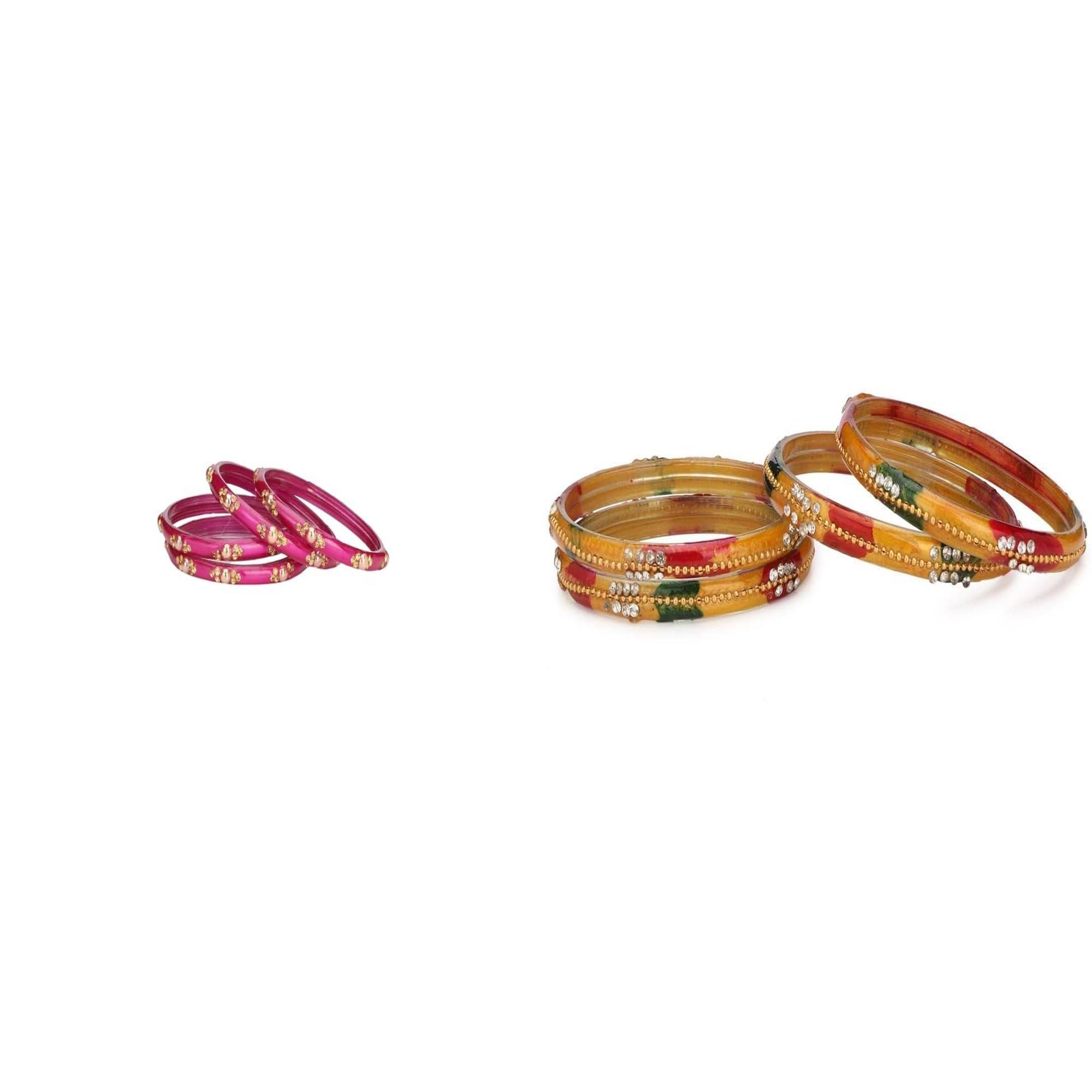 Somil Multicolor Bangle Set ( Pack of 2 ) Somil Multicolor Bangle Set ( Pack of 2 )